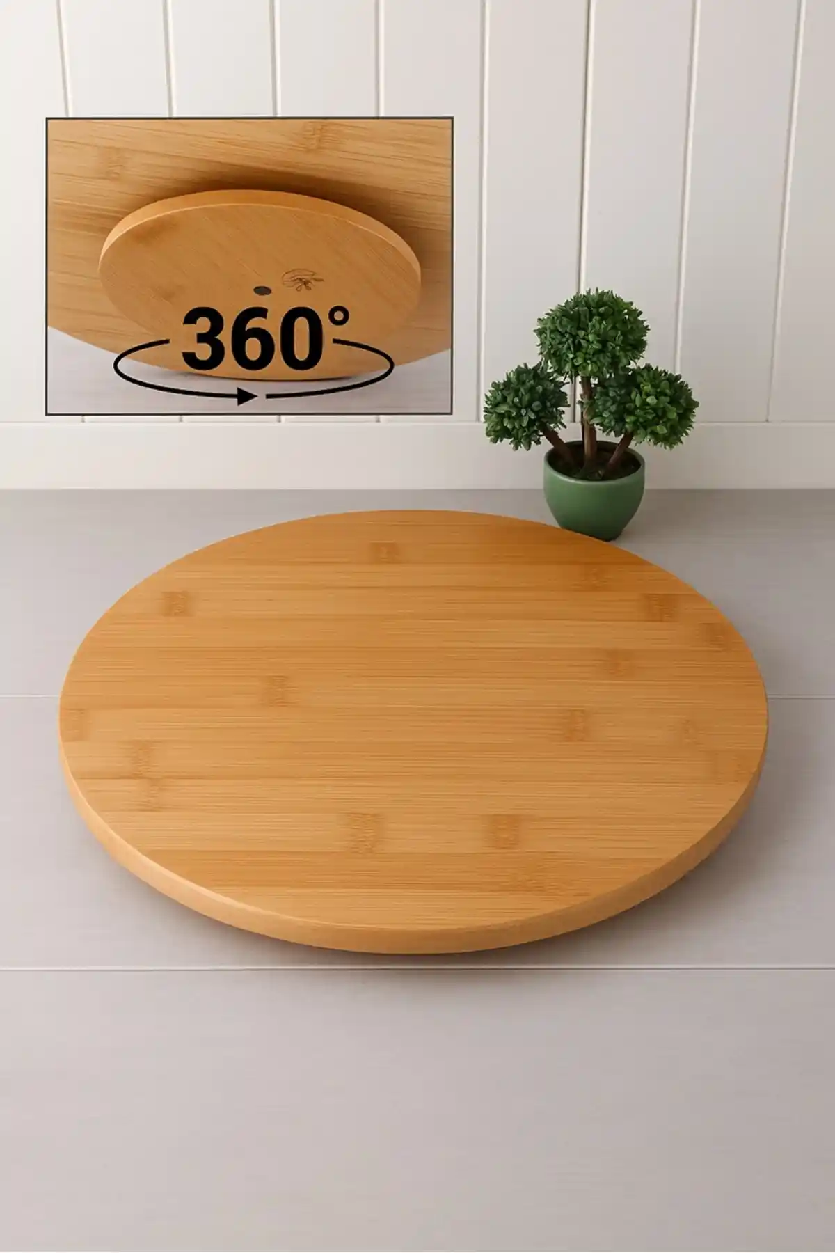 Genel Markalar Bambu Döner Sunumluk: Doğal ve Şık Sunum Deneyimi İçin Uygun Malzeme