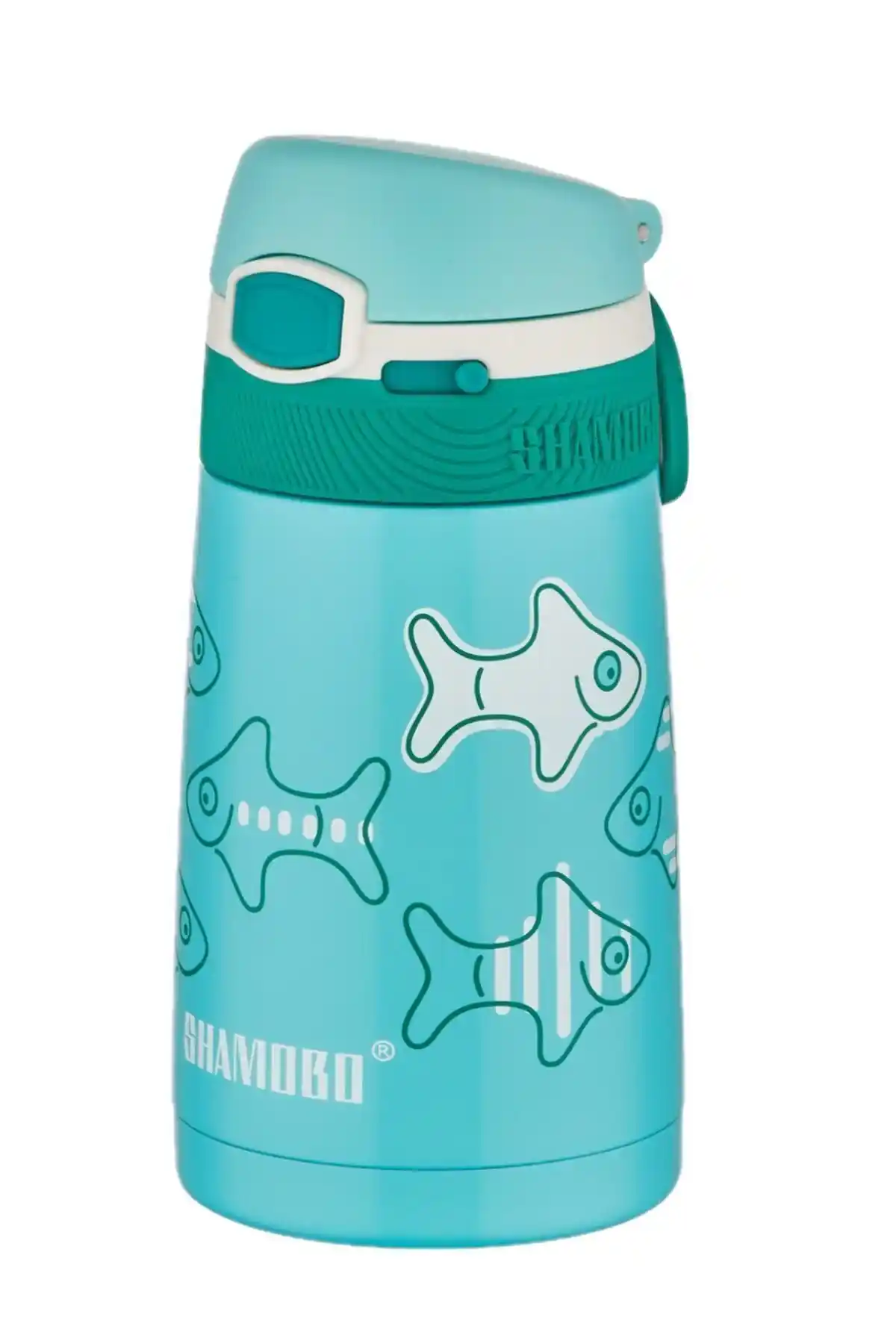 Genel Markalar Çocuk 350 Ml Pipetli Paslanmaz Çelik Termos Güvenli ve Dayanıklı Tasarım