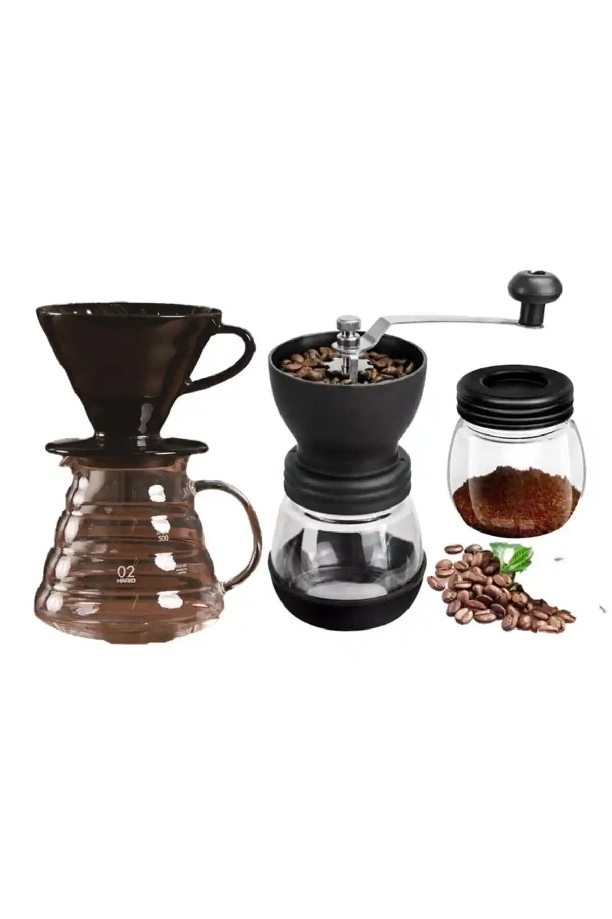 Grossberg Coffee V60 Dripper Cam Sürahi Değirmen Seti İncelemesi ve Kullanıcı Yorumları