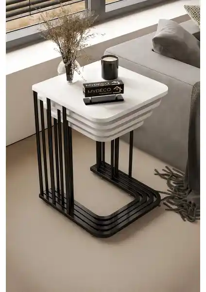 Home Plus Mobilya 4'lü Tekerlekli Zigon Sehpa Seti Modern ve Fonksiyonel Tasarım