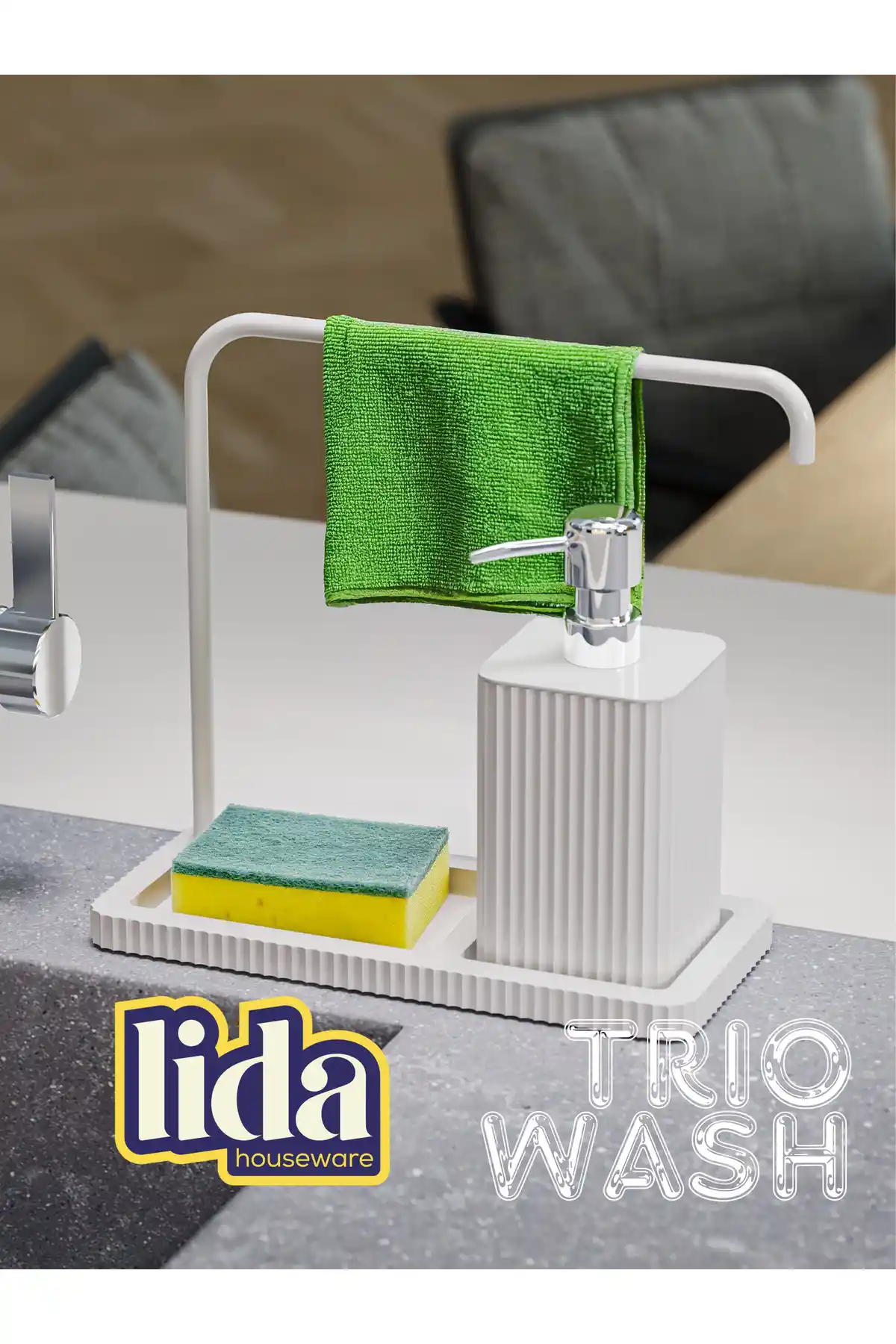 Lida Houseware TrioWash Çok Fonksiyonlu Mutfak Organizasyonu ve Kullanım İpuçları
