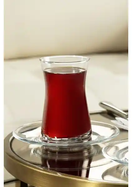 Madame Coco Gemma 12’li Cam Çay Seti Zarif ve Fonksiyonel Tasarımıyla Günlük ve Özel Kullanımlar İçin