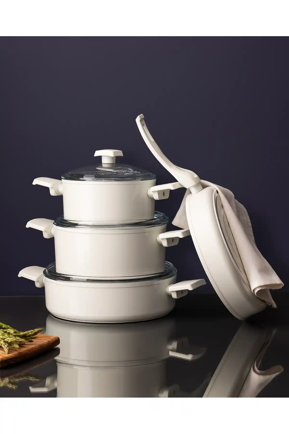 Madame Coco Nano Seramik 7 Parça Tencere Seti: Dayanıklı ve Estetik Mutfak Çözümü