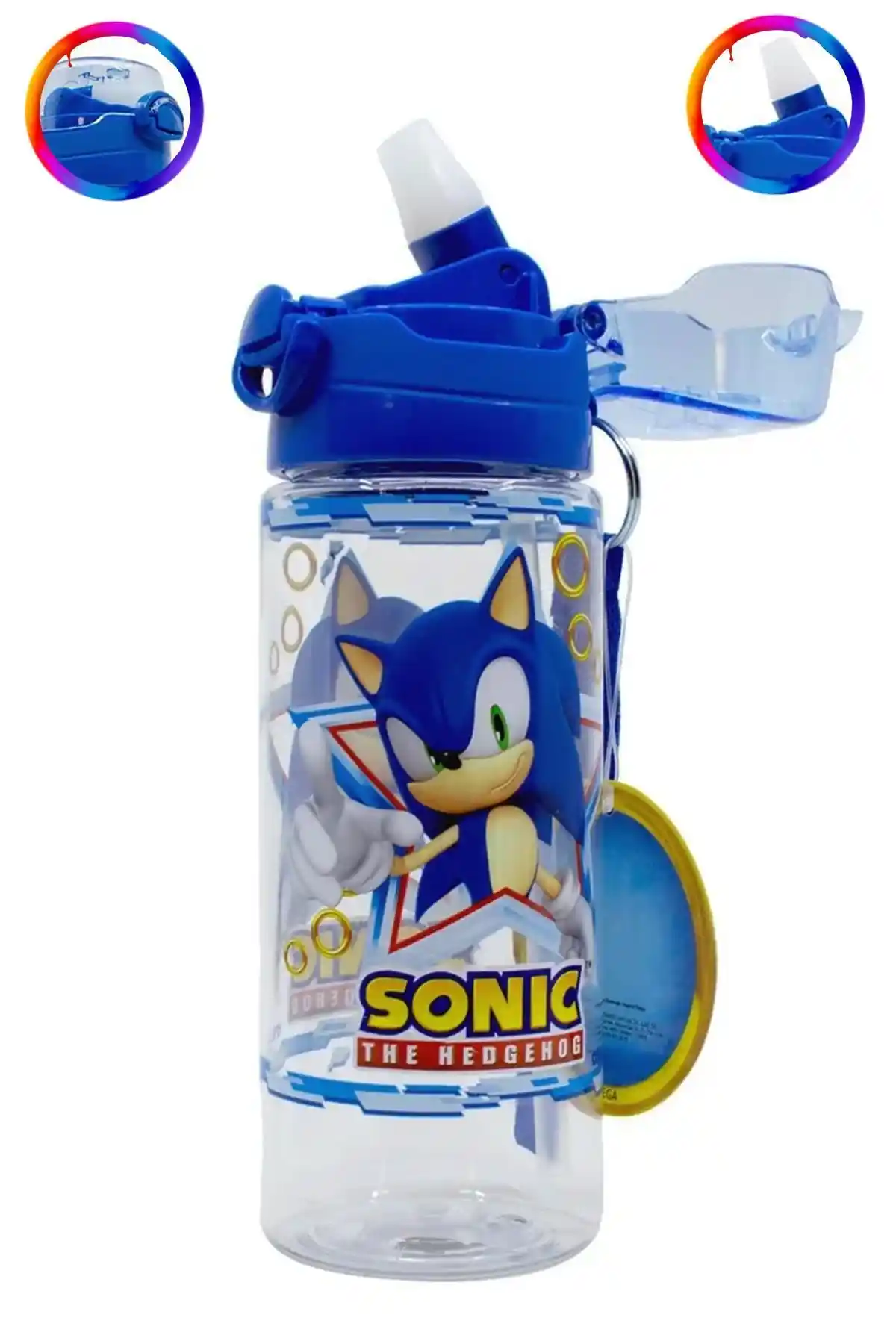 Mashotrend Sonic Şeffaf Matara 500ml Sağlıklı ve Pratik Su Şişesi Çocuklar ve Yetişkinler İçin