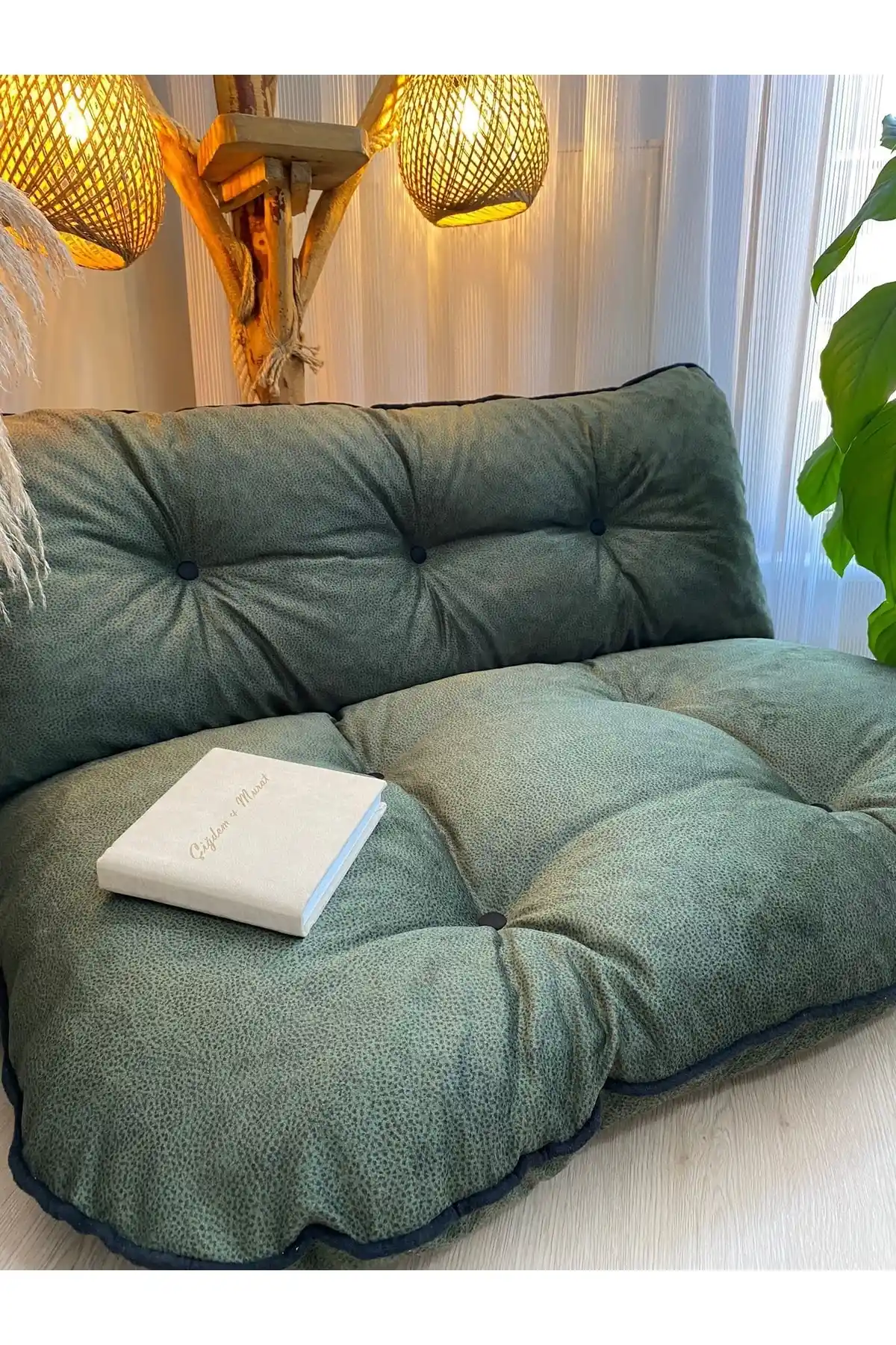 MÇ HOME Palet Minderi Yer Minderi 2'li Takım Modern ve Çok Yönlü Kullanım İçin Uygun