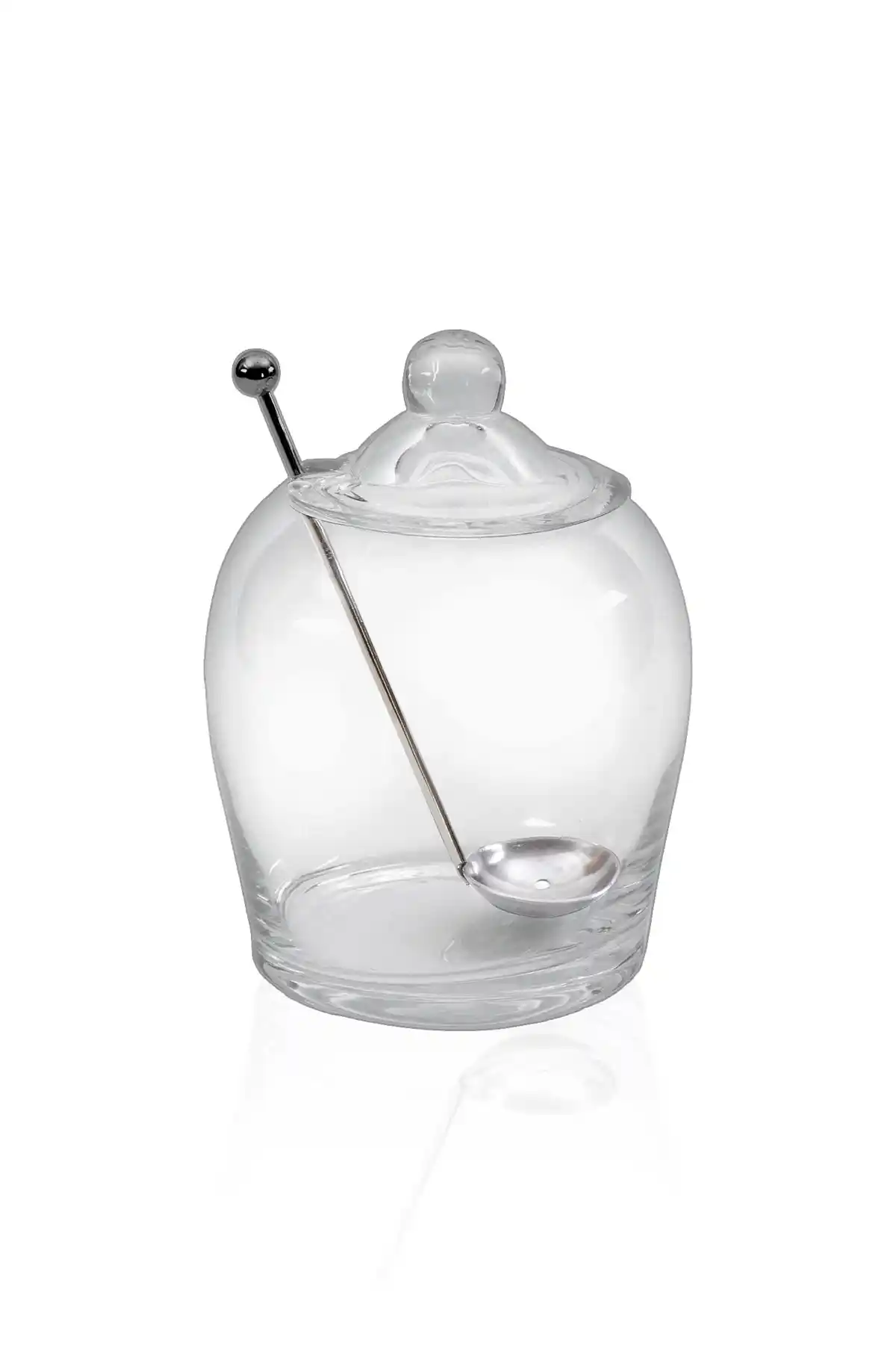 Mia Cam Zeytinlik 15 Cm Modern ve Dayanıklı El Yapımı Cam Aksesuarı