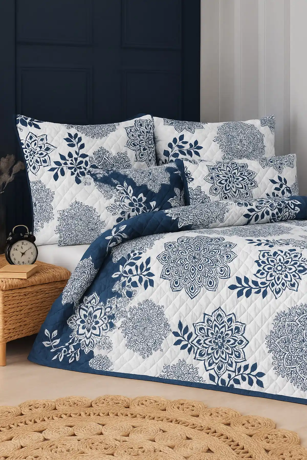 Mislina Home Sardinia Çift Kişilik Kapitone Pike Modern Tasarım ve Dayanıklılık