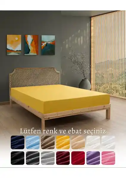 MODELHOME %100 Pamuk Penye Sarı Lastikli Çarşaf Yatak Konforu ve Estetik İçin Uygun Seçenekler