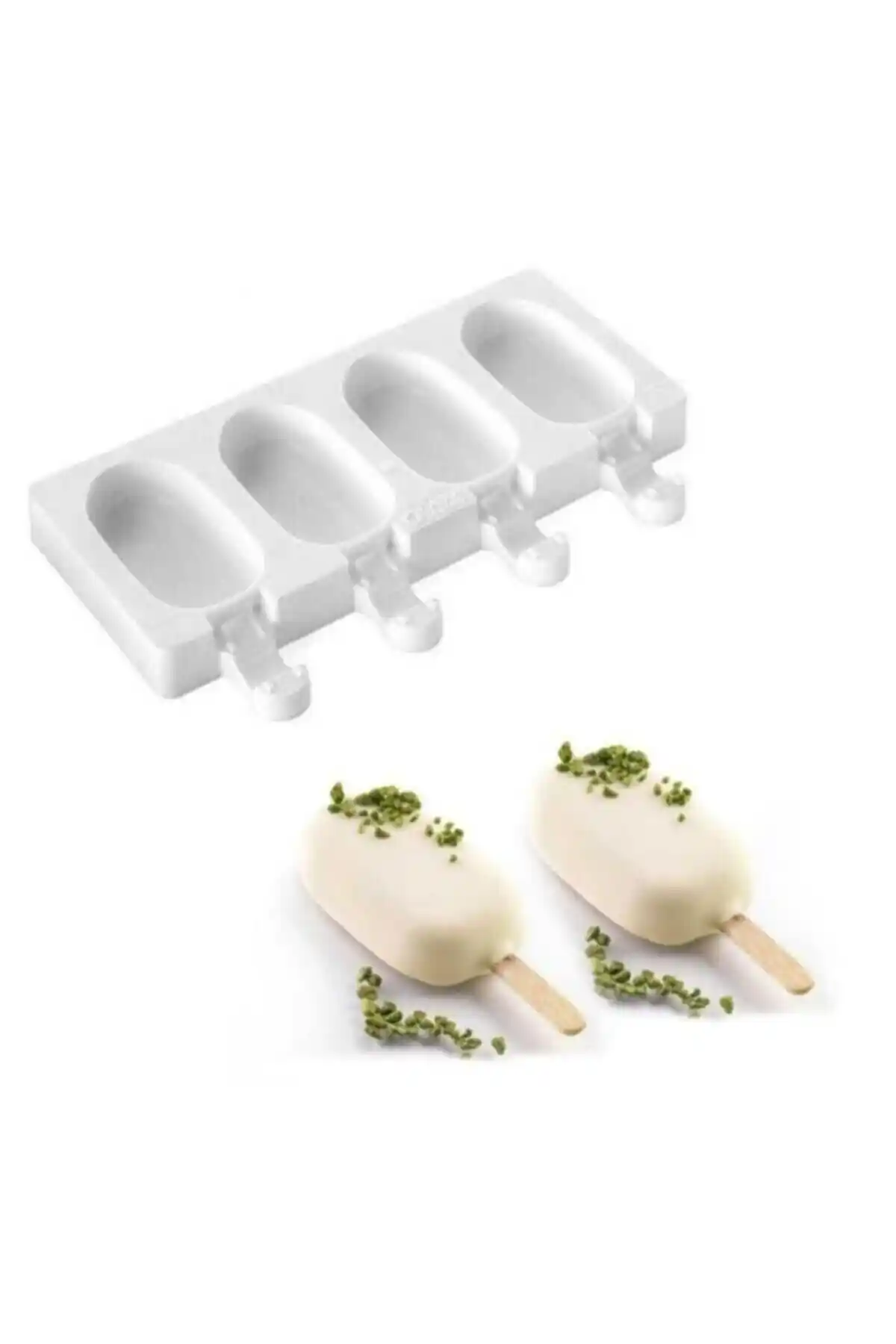 MYEBI Magnum 4'lü Silikon Dondurma Kalıbı Büyük Boy Pratik ve Çok Yönlü Mutfak Kullanımı