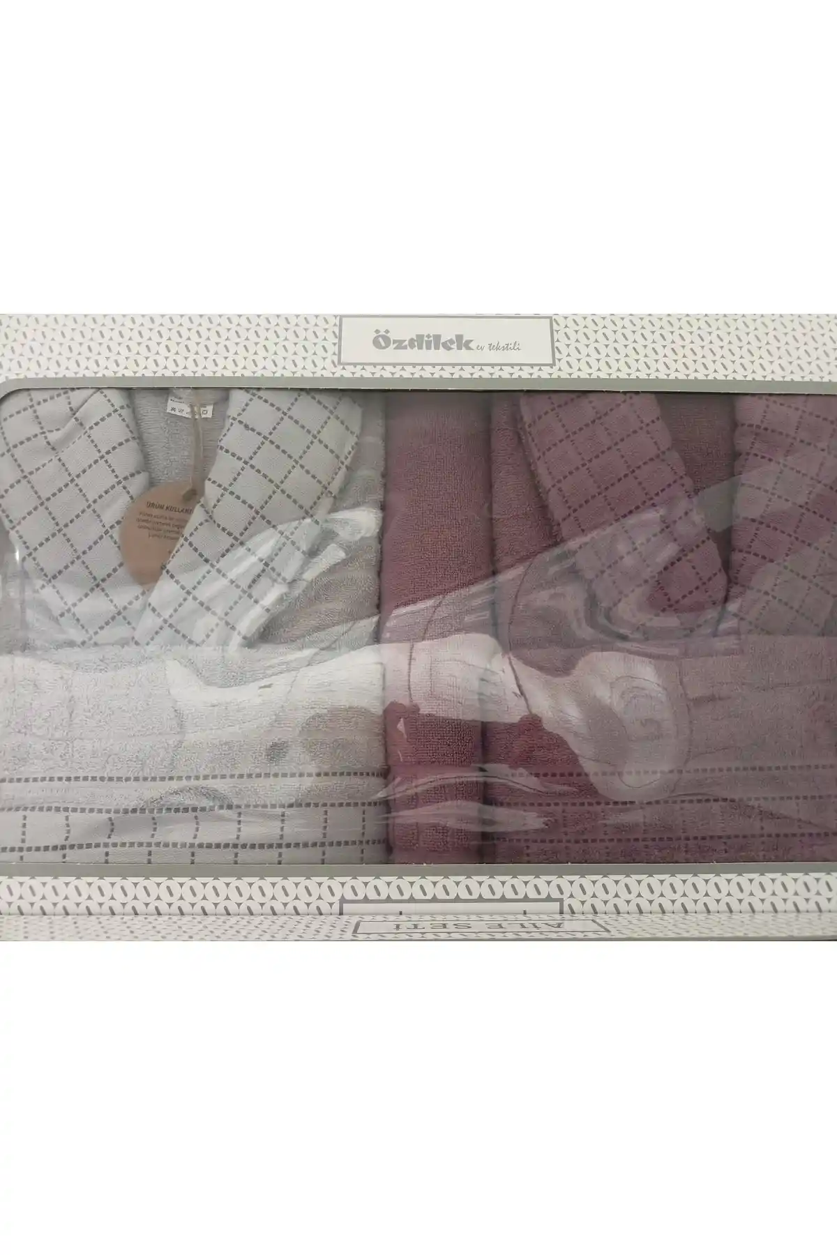 Özdilek Happy Set 5 Parça Aile Bornoz Seti: Konfor ve Şıklık Bir Arada