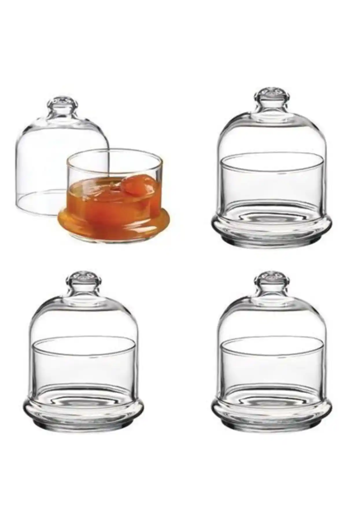 Paşabahçe 4'lü Saklama Kabı Seti: Estetik ve Dayanıklı Mutfak Çözümleri