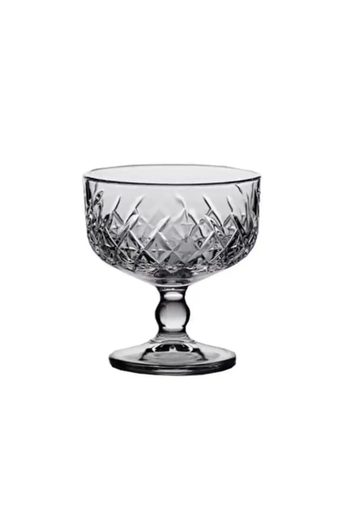 Paşabahçe 440211 Timeless Ayaklı Dondurmalık Cup 250 cc 2'li Modern ve Estetik Tasarım