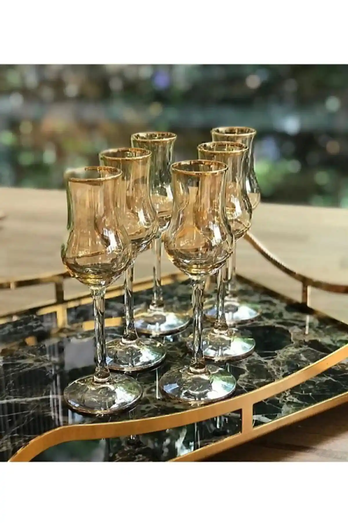 Paşabahçe 6'lı El Dekoru Cam Su Bardağı Seti Şık ve Fonksiyonel Tasarım