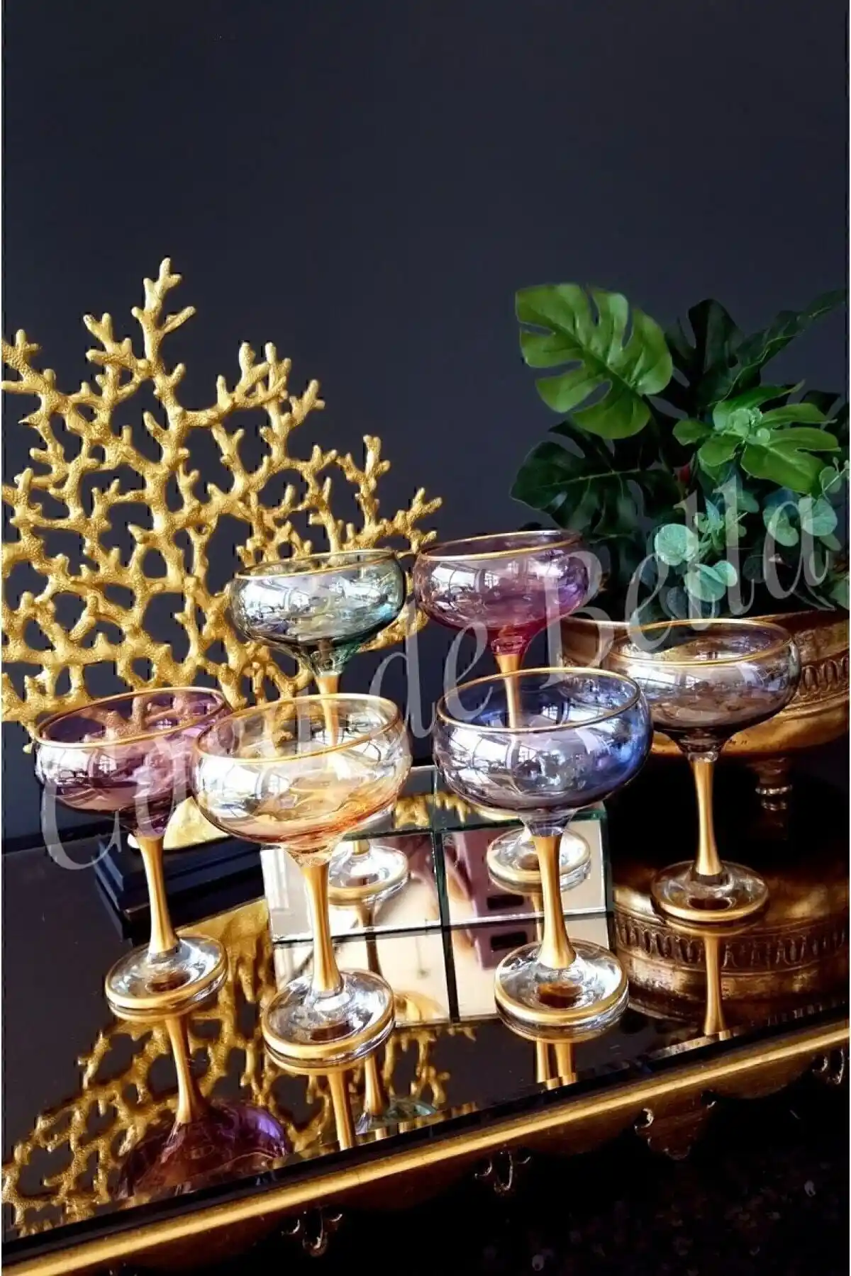 Paşabahçe Magnolia Bistro Kup Seti Renkli ve Dayanıklı Cam Tasarımıyla Sofralara Şıklık Katar