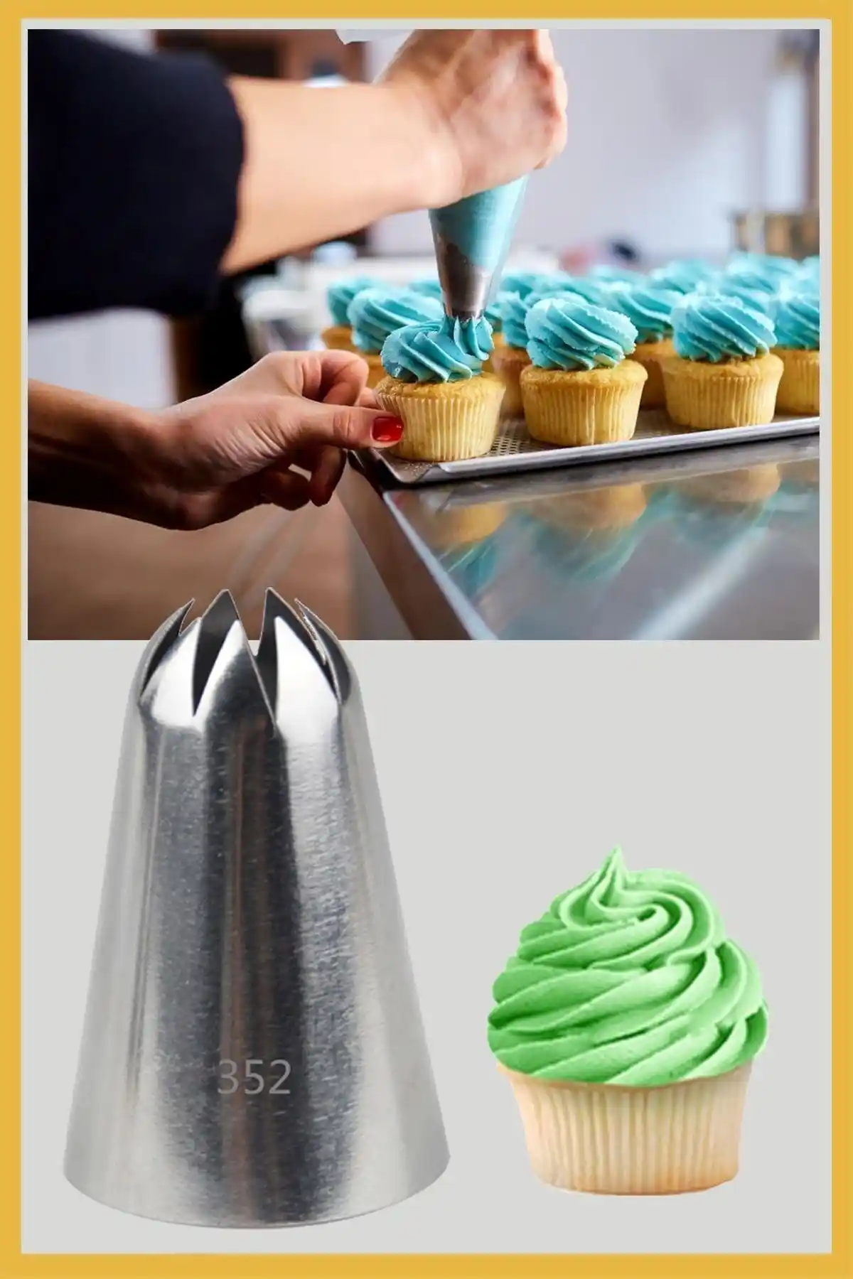 Paslanmaz Çelik Krema Sıkma Ucu ve Şanti Torbası Seti ile Mutfakta Pratiklik ve Dayanıklılık