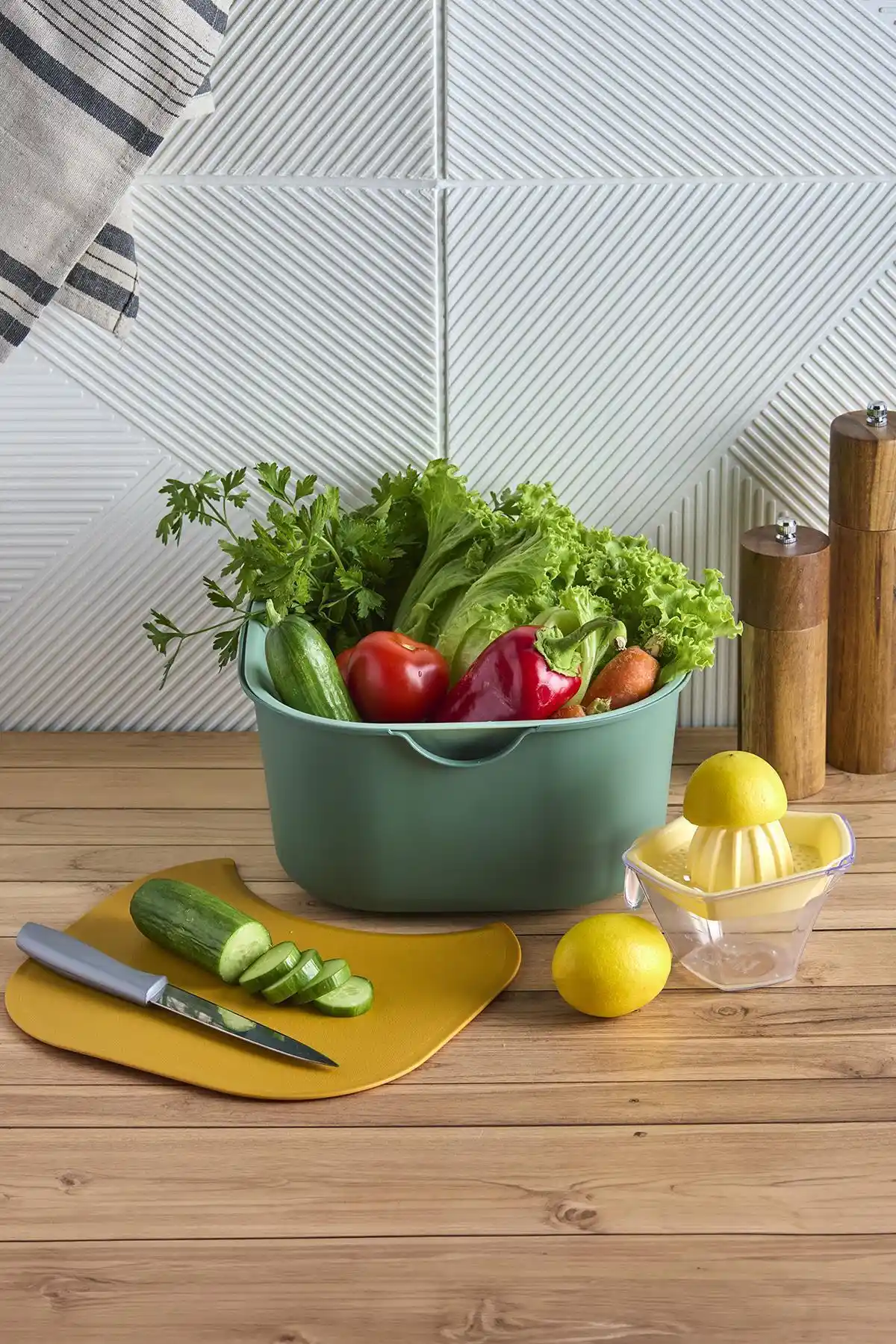 Perotti Tasty+5 Çok Fonksiyonlu Mutfak Hazırlık Seti Modern ve Şık Tasarım