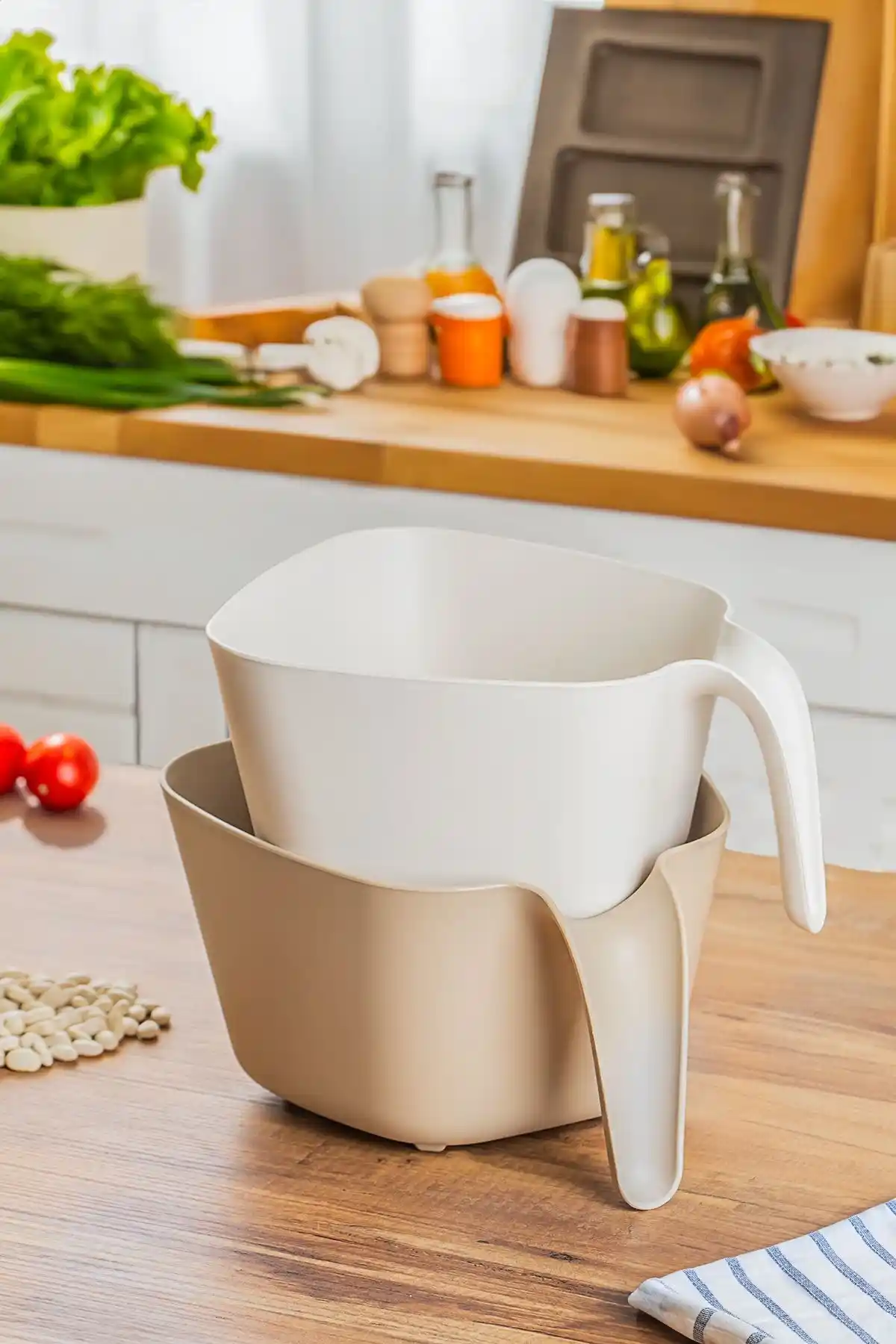 Porsima G-576 Çok Amaçlı Plastik Süzgeç: Dayanıklı ve Pratik Mutfak Yardımcısı