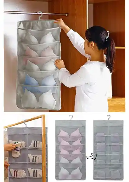 Serstil 15 Cepli Dolap İçi Organizeri: Fonksiyonel ve Dayanıklı İç Düzenleme Çözümü