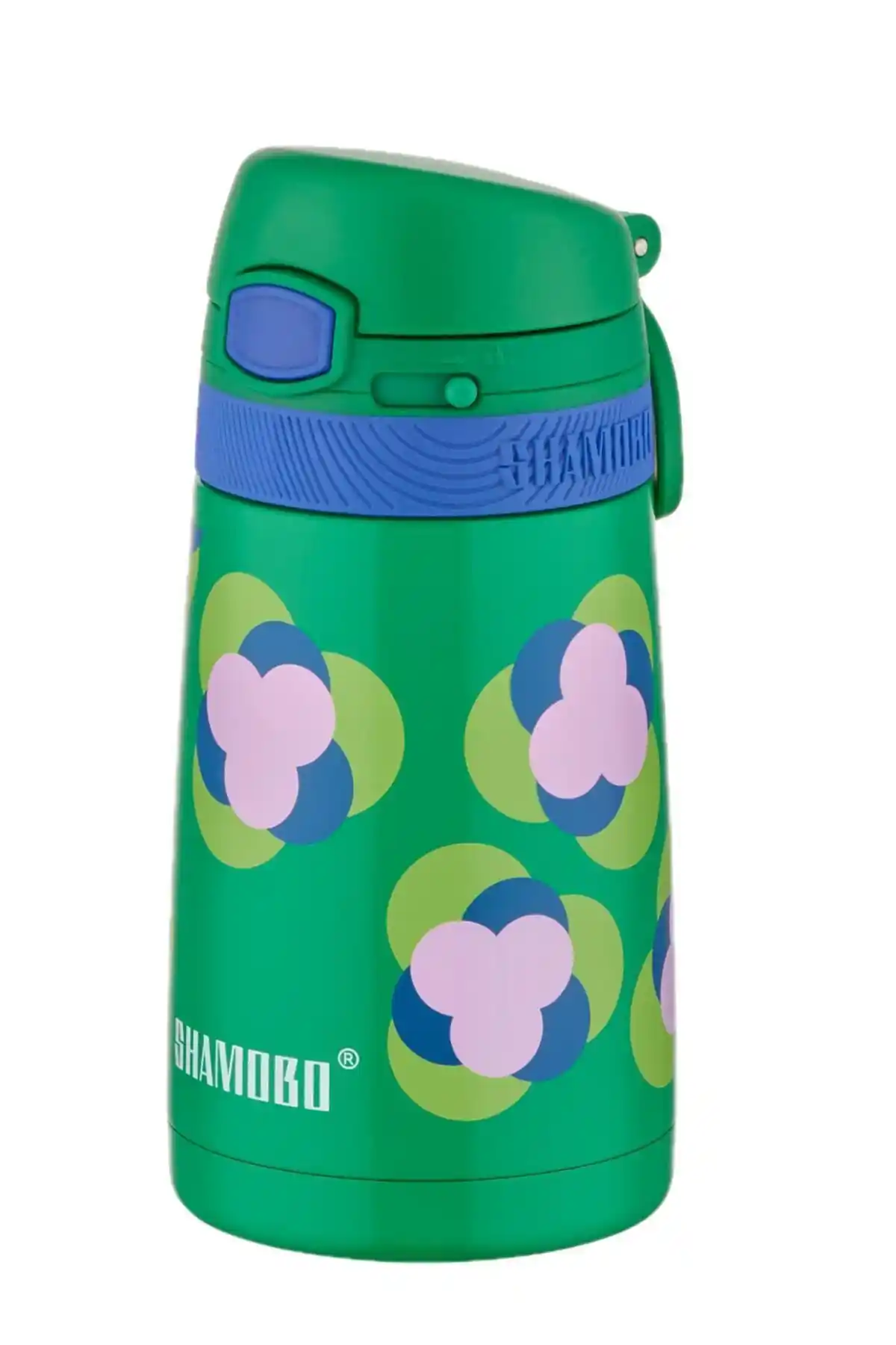 Shamobo Çocuk 350 Ml Pipetli Paslanmaz Çelik Termos: Dayanıklı ve Kullanışlı Çocuk Termosu