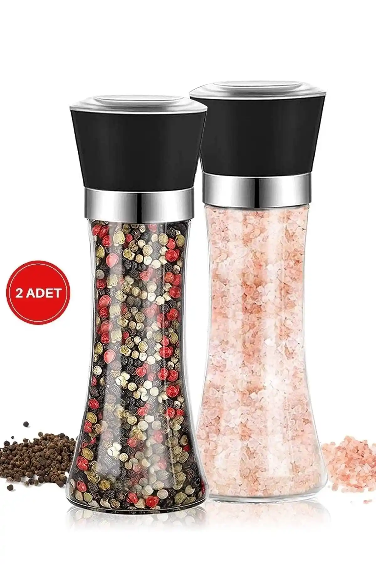 Tilbe Home Tuz Değirmeni Biberlik ve Tuzluk: Şık ve Pratik Mutfak Aksesuarı