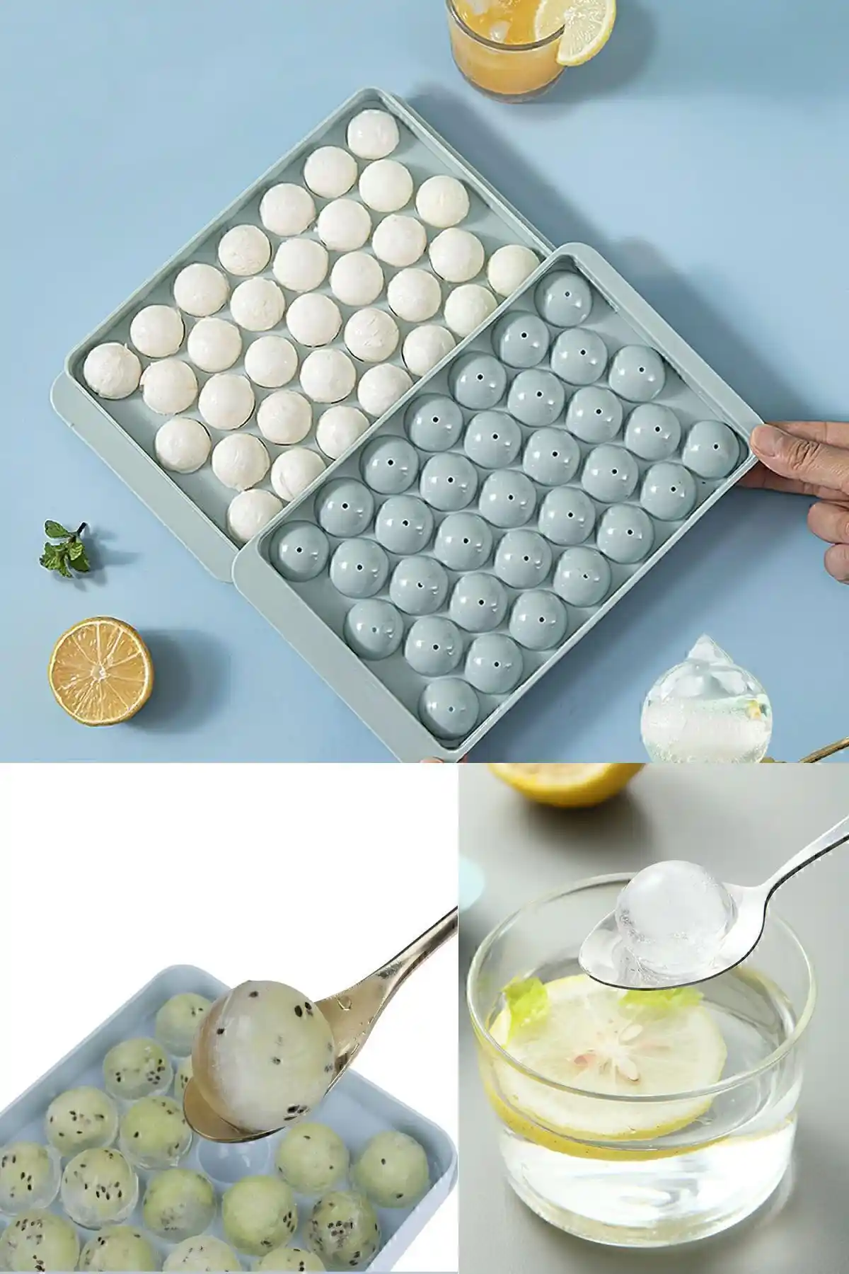 Valletta Pumo Mavi 33 Bölmeli Kapaklı Küre Buz Kalıbı Detaylı İnceleme ve Kullanım İpuçları