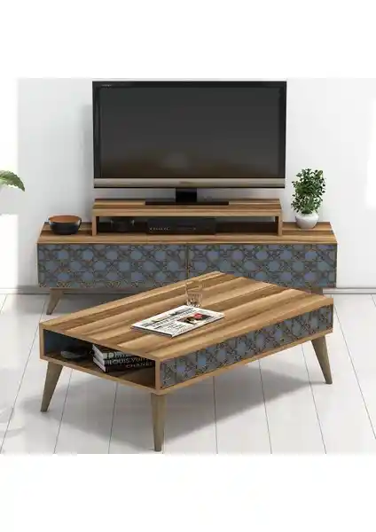 Variant Mobilya City TV Ünitesi ve Orta Sehpa Takımı Modern ve Dayanıklı Tasarım Özellikleri