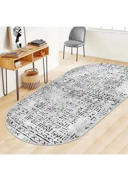 West Home Makinede Yıkanabilir Kaymaz Tabanlı Oval Salon ve Mutfak Halısı İncelemesi