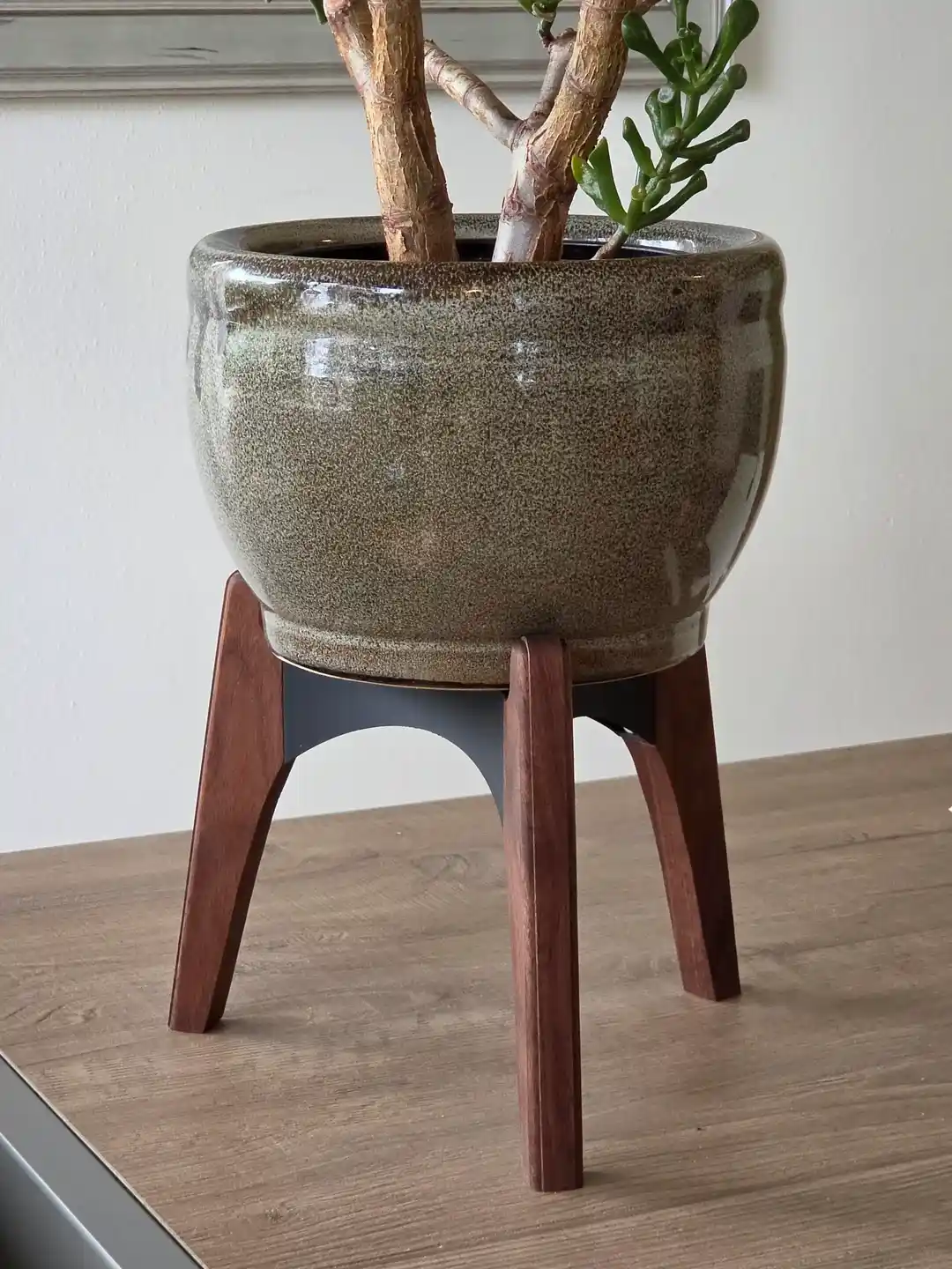 Ahşap ve 3D Baskı ile Dayanıklı ve Estetik Bitki Standı Tasarımı ve Üretimi