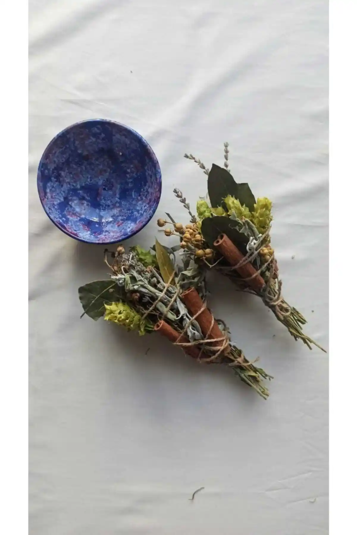 Ada Çayı, Lavanta ve Tarçın Tütsü Seti Doğal Arınma ve Şifa Kaynağı