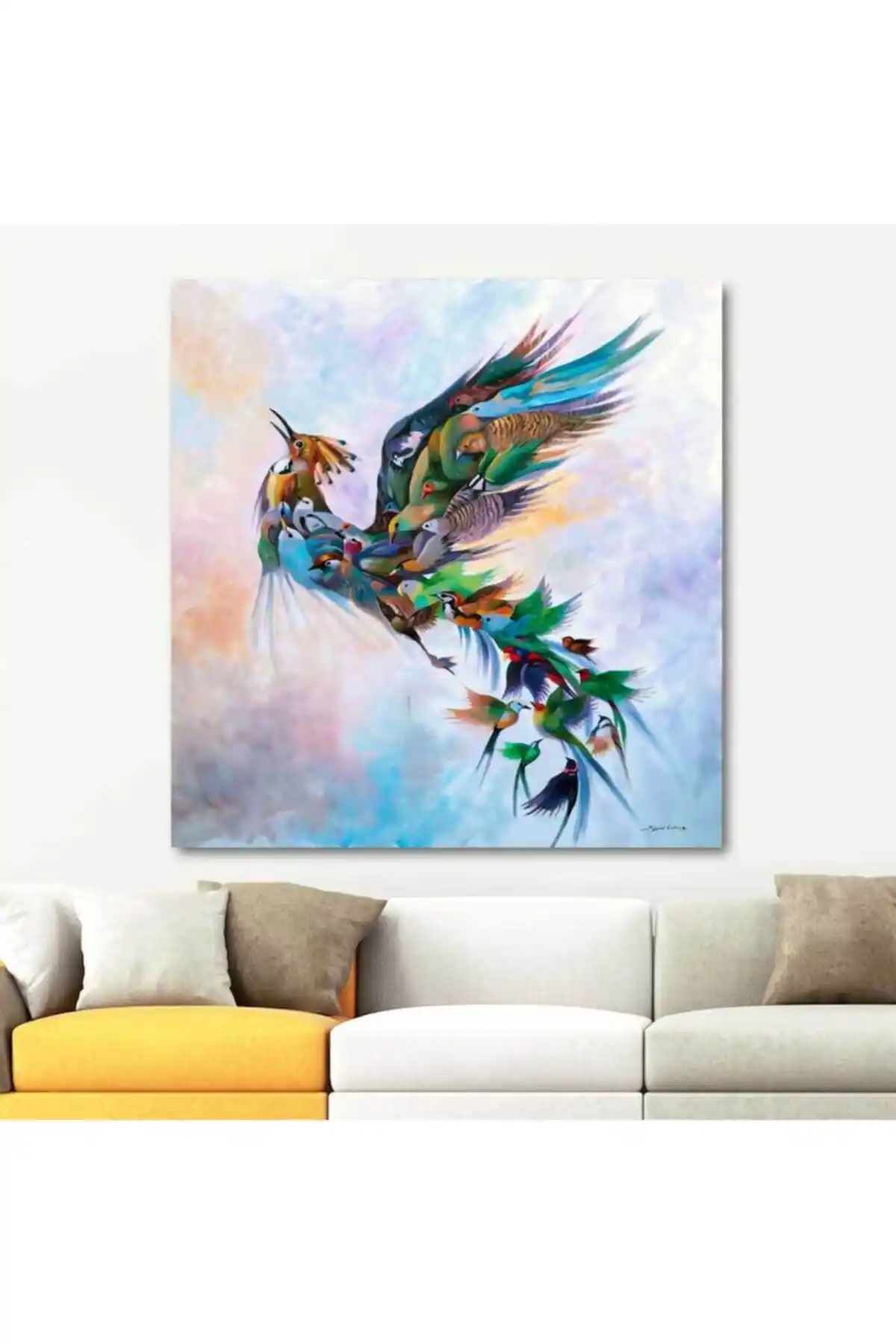 Anka Kuşu Kanvas Tablo: Estetik ve Kaliteyi Bir Arada Sunan Dekorasyon Ürünü