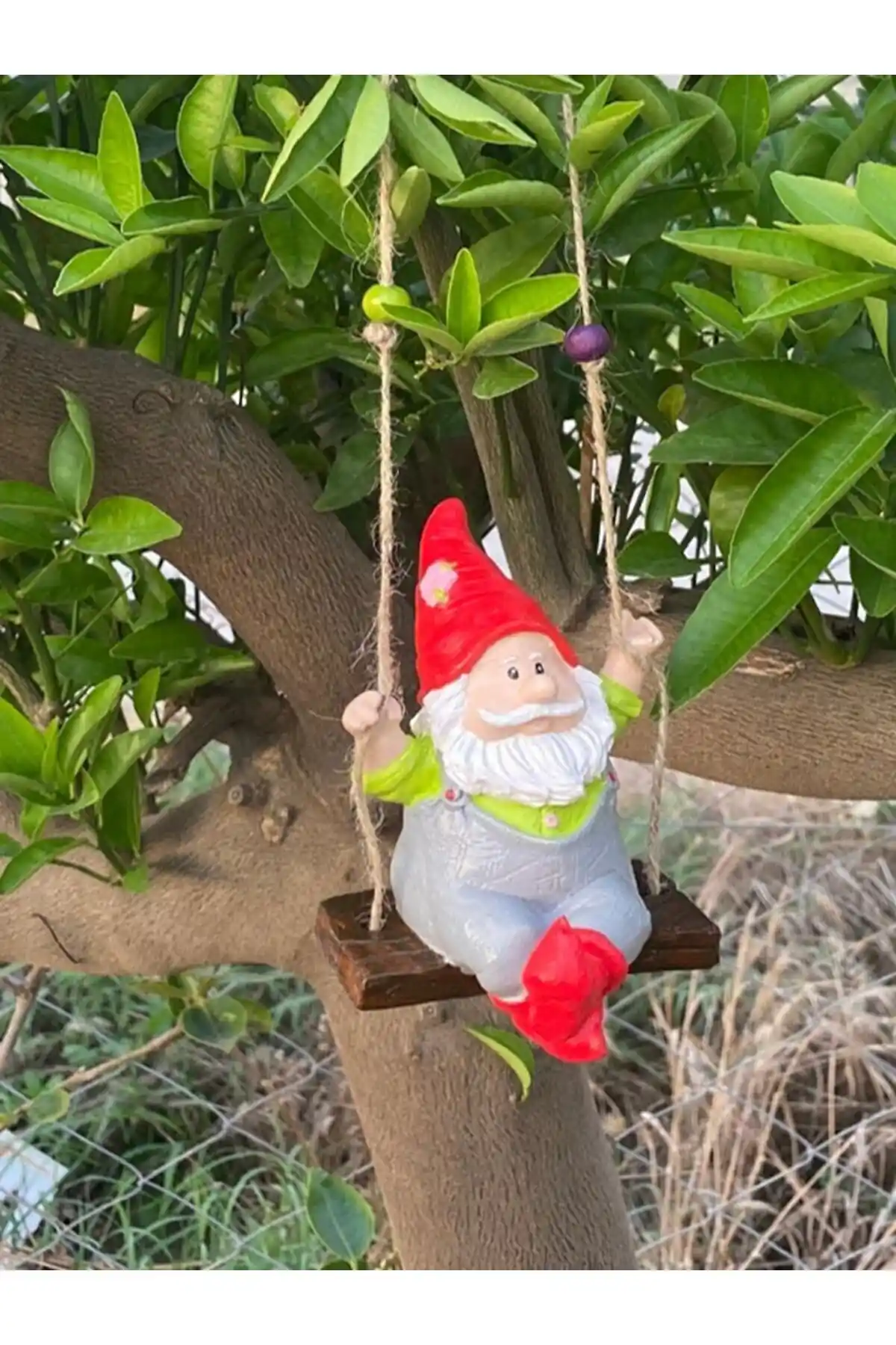 Bahçe ve Balkonlar İçin Renkli ve Hareketli Dekoratif Sallanan Cüce Süsü Türkiye Üretimi