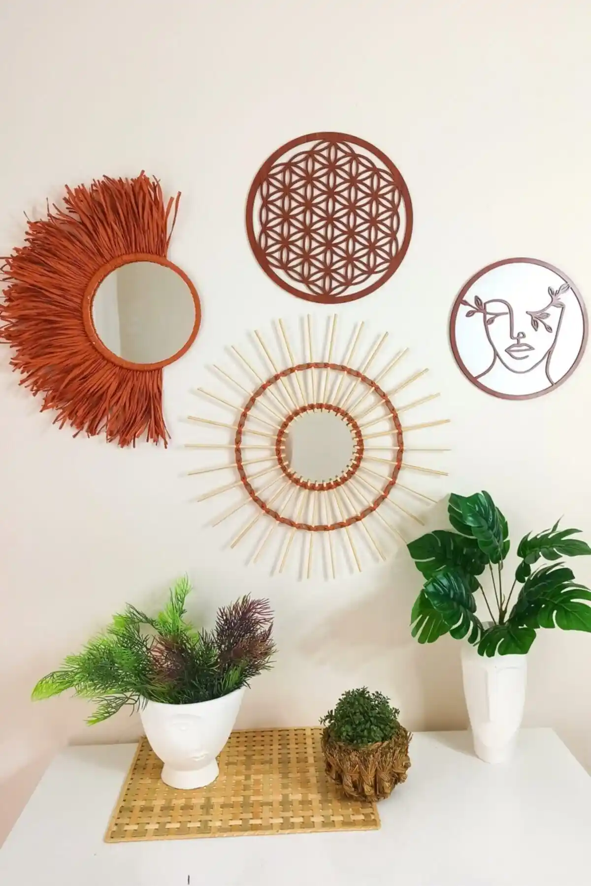 Bubihome Bohem Duvar Seti ile Doğal ve Estetik Ev Dekorasyonu Çözümleri