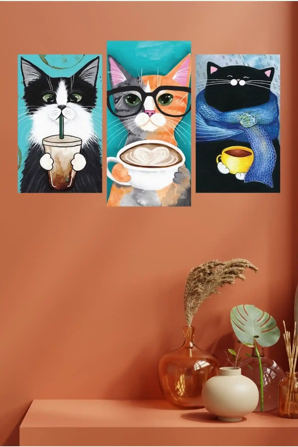 Cadran 3 Parçalı MDF Tablo Modern ve Şık Dekorasyon İçin Uygun Seçenek