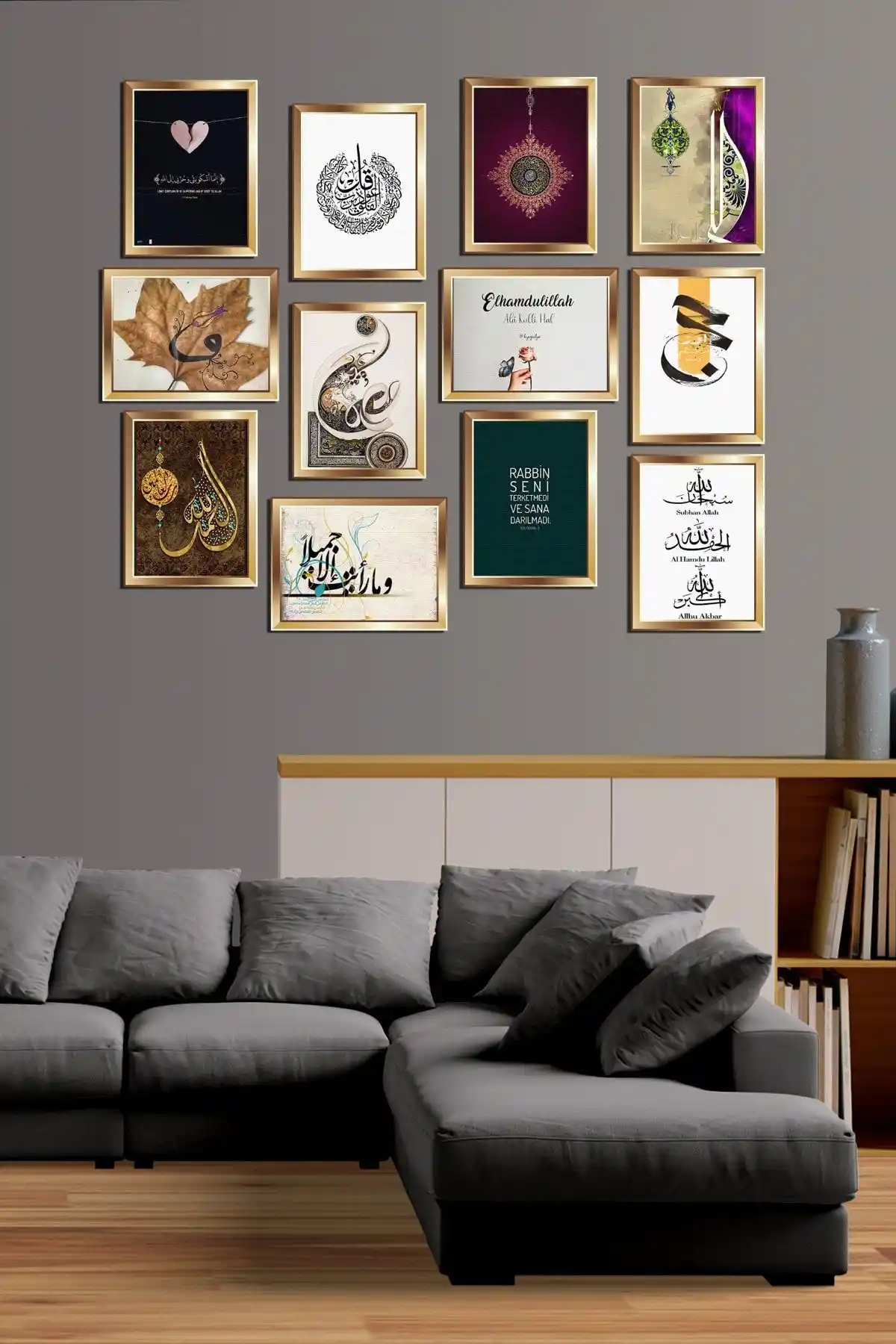 Cadran Modern Style 12 Parçalı MDF Tablo ile Şık ve Dayanıklı İç Mekan Dekorasyonu