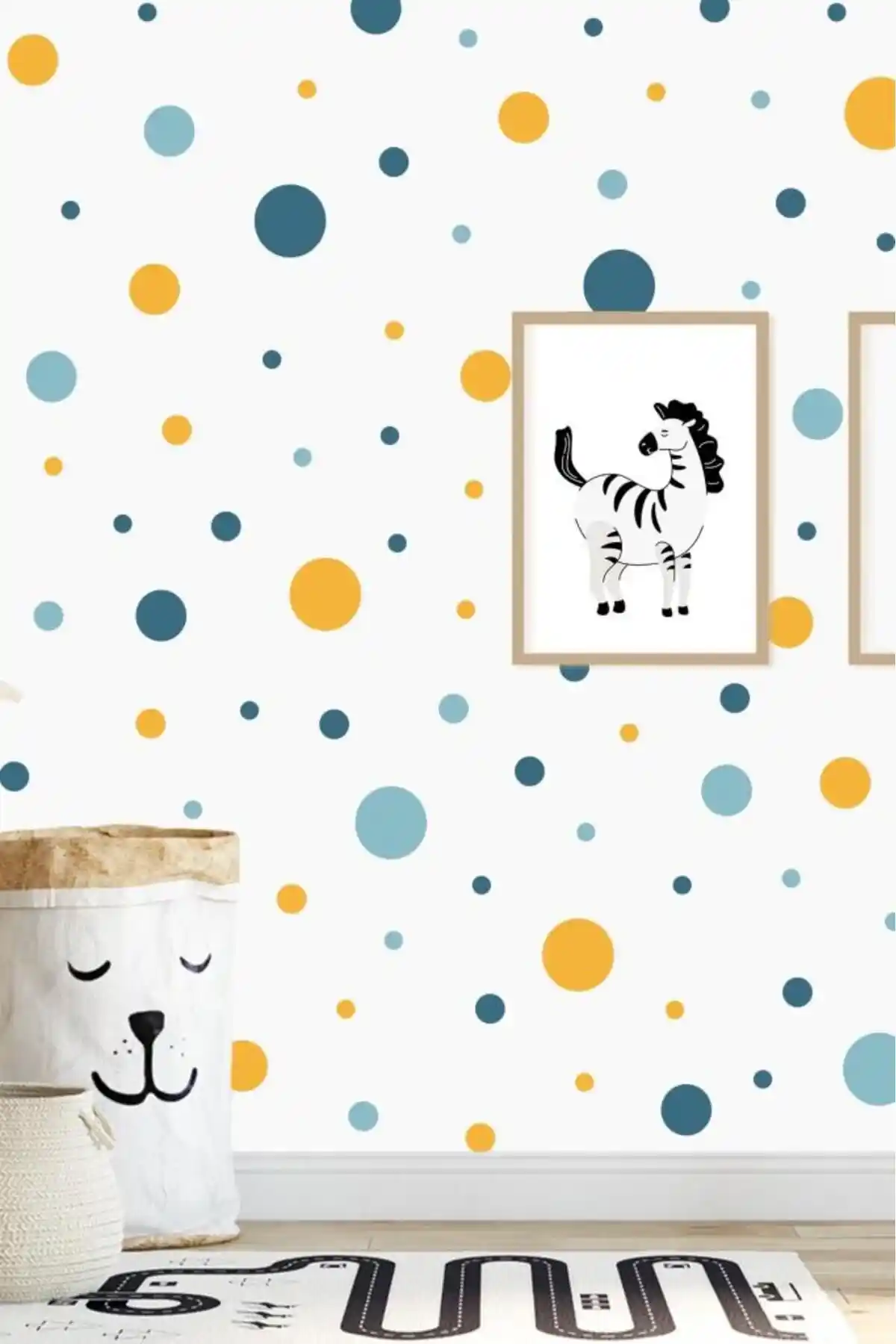 Çocuk ve Bebek Odalarını Canlandıran Kendinden Yapışkanlı Duvar Stickerları