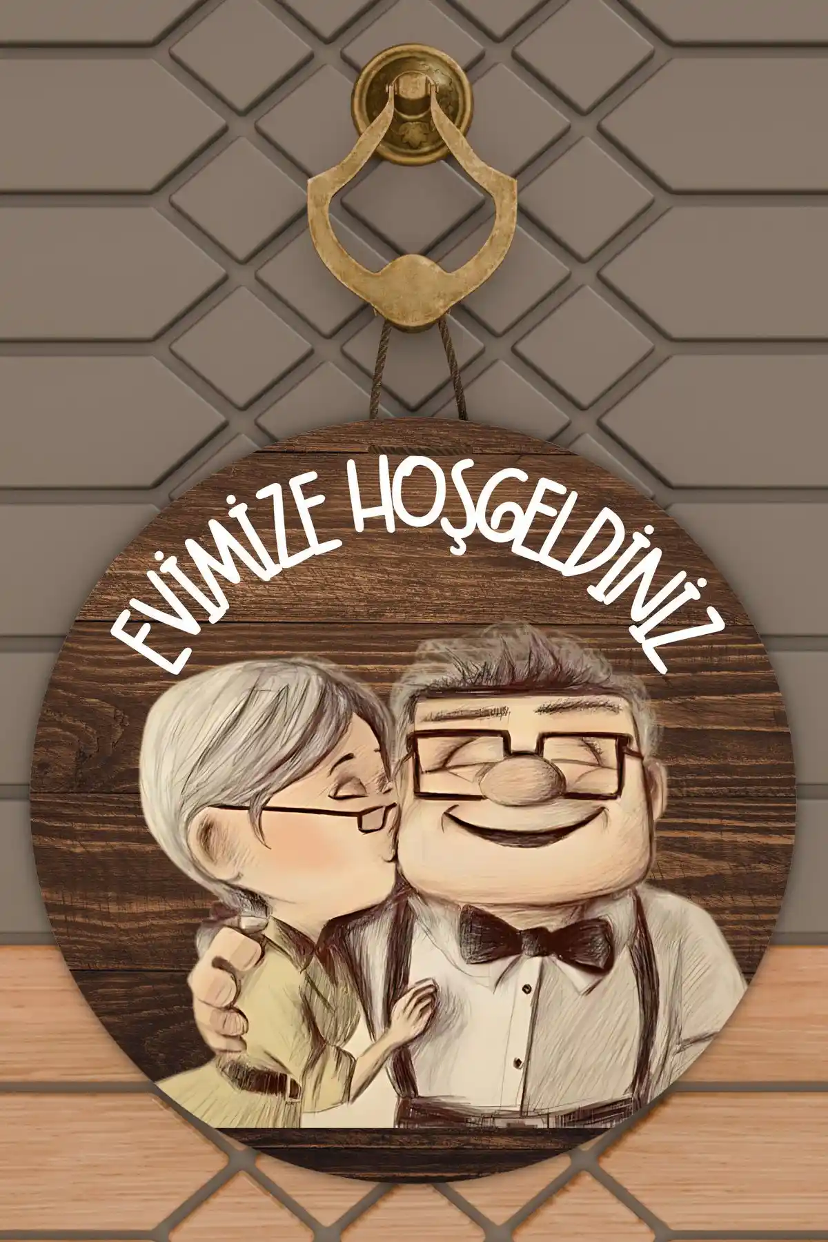 Dormot Home Modern Ahşap Kapı Süsü: Şık ve Kişiselleştirilebilir Ev Dekorasyonu