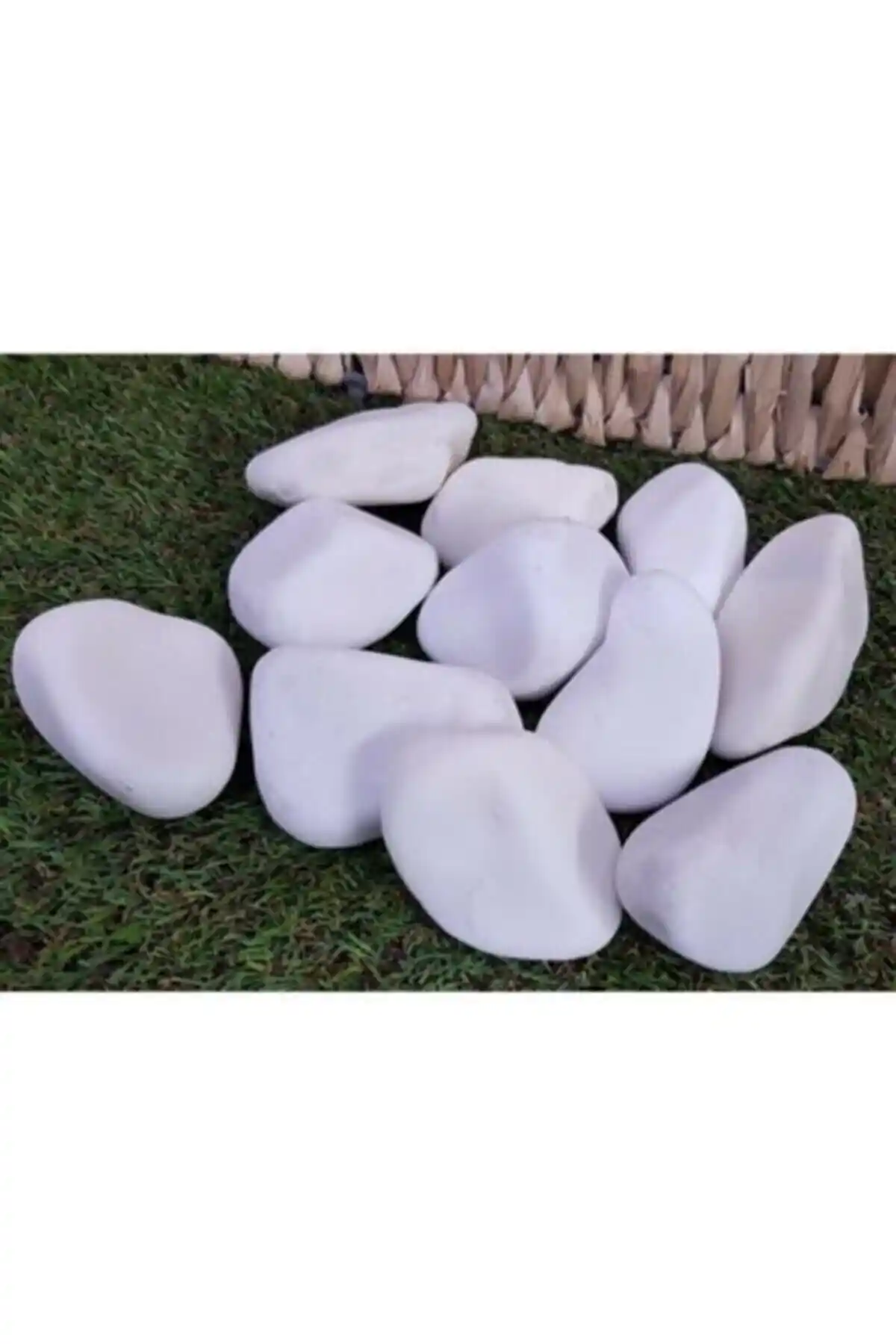 Ekodoğa Beyaz Dolomit Taş 25 Kg Bahçe ve İç Mekan Dekorasyonu İçin Doğal Çözüm