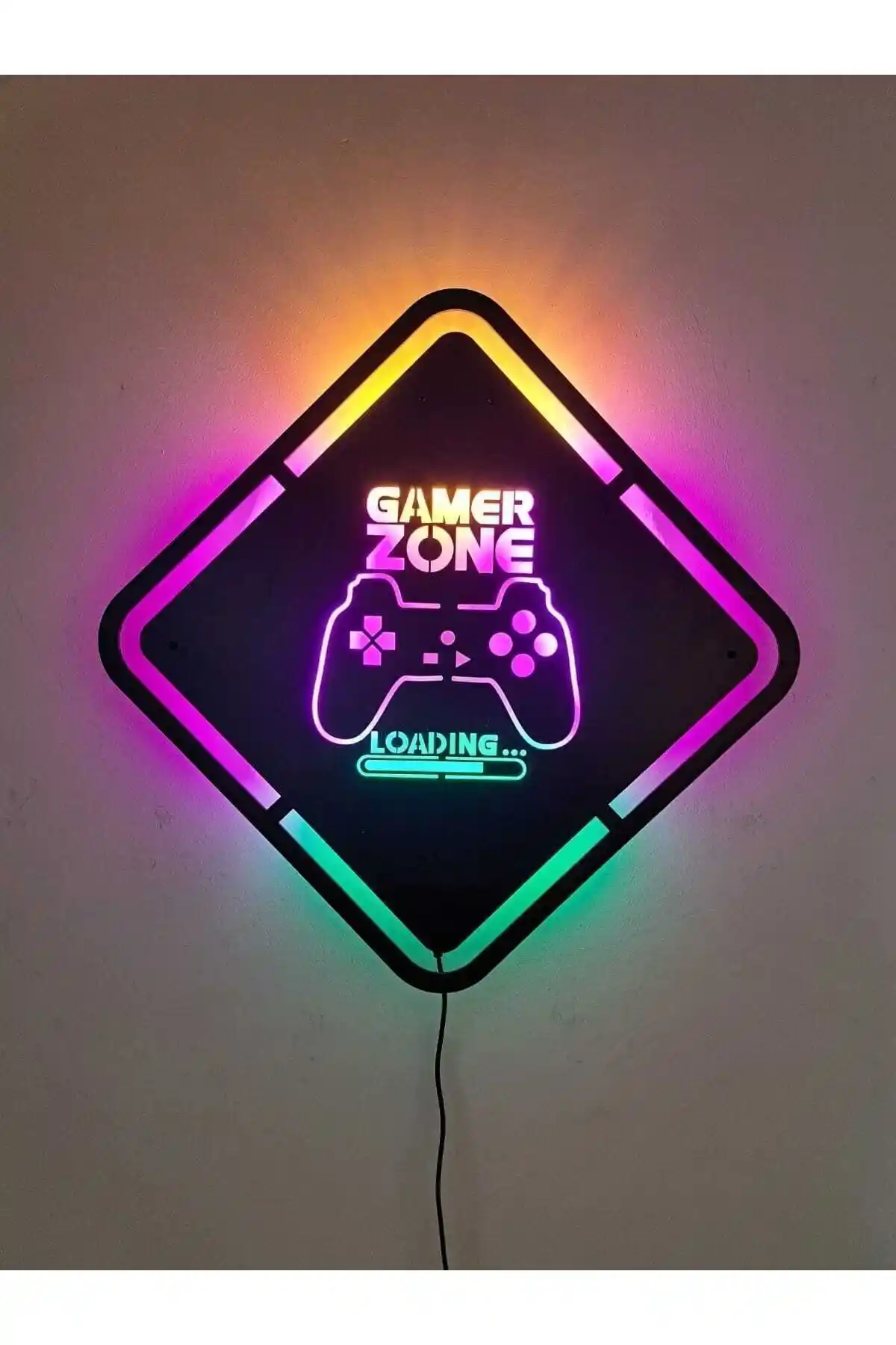 Gamer Zone LED Tablo Modern Tasarımı ve Kullanım Özellikleri