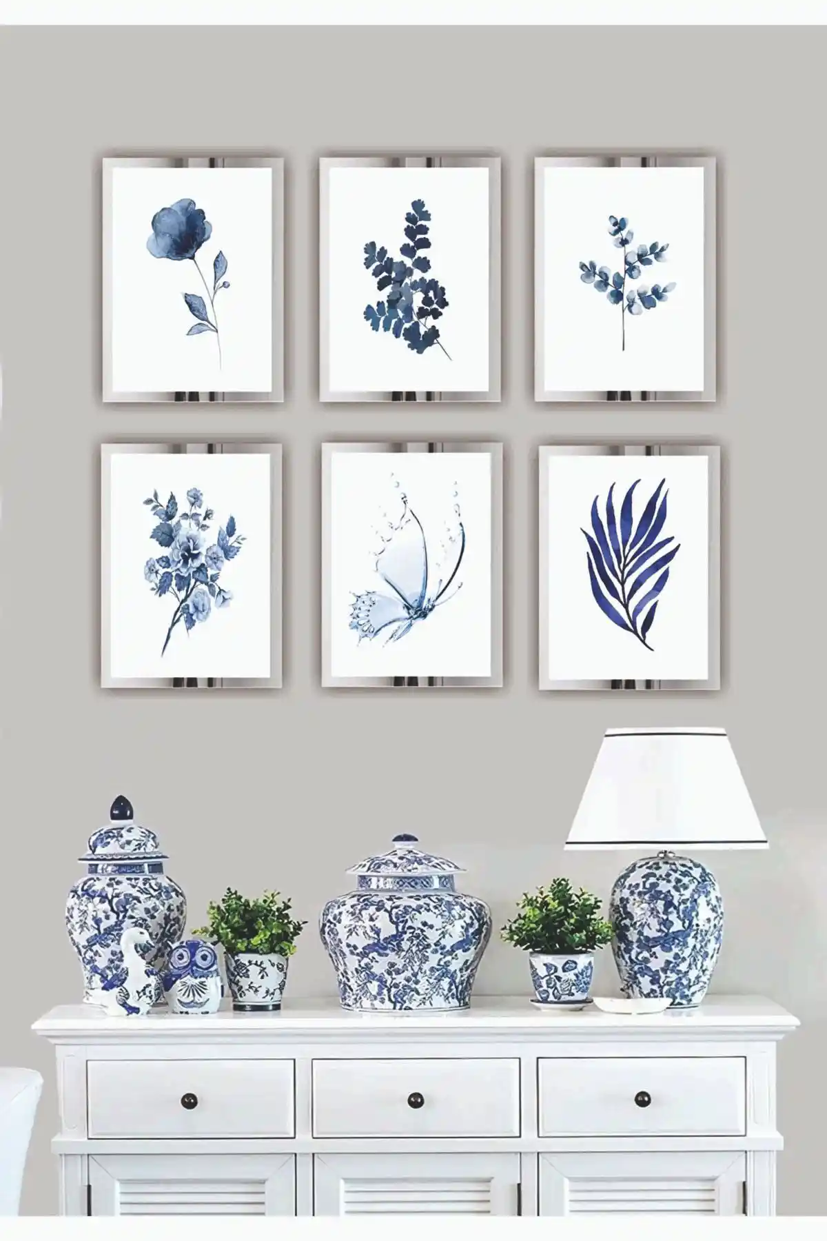 Genel Markalar Dekoratif Duvar Seti Modern ve Doğa Temalı Tasarımlarla Estetik Bir Atmosfer Yaratır