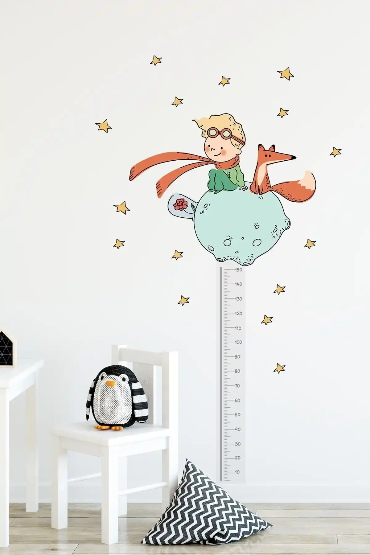 Küçük Prens Temalı Duvar Sticker Seti Çocuk Odası Dekorasyonu İçin Uygun