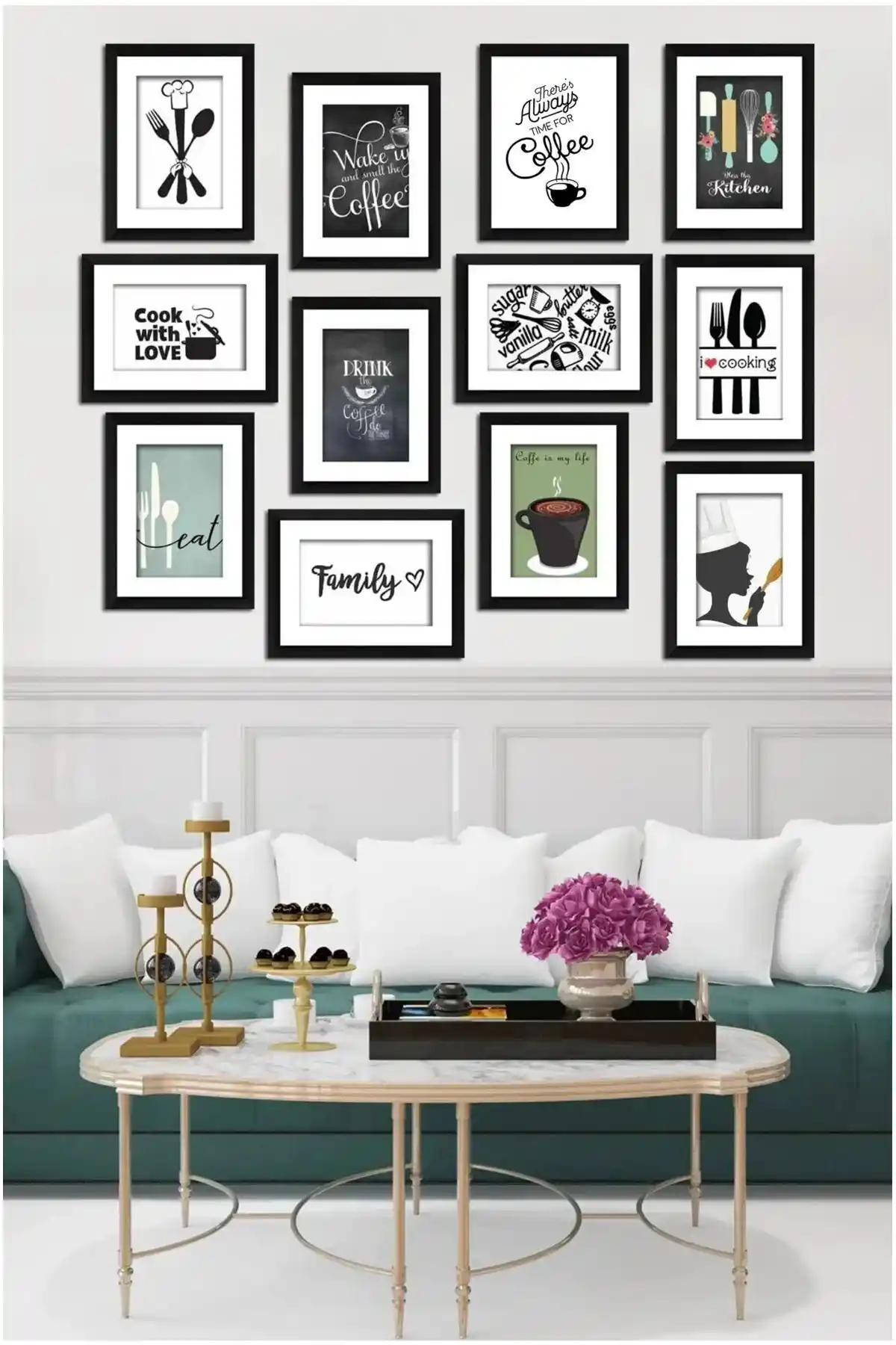 KutuTR Dekorize MDF Tablo Seti Modern ve Şık Duvar Dekoru Seçenekleri