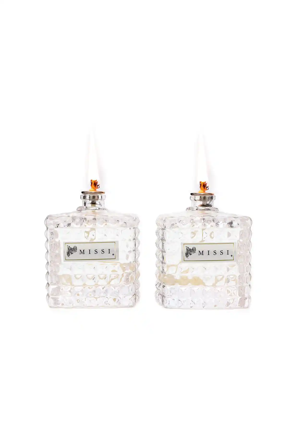 Missi Dark Amber Kokulu Kristal Cam Kandil Seti Şık ve Çok Yönlü Atmosfer Yaratıcı Ürün