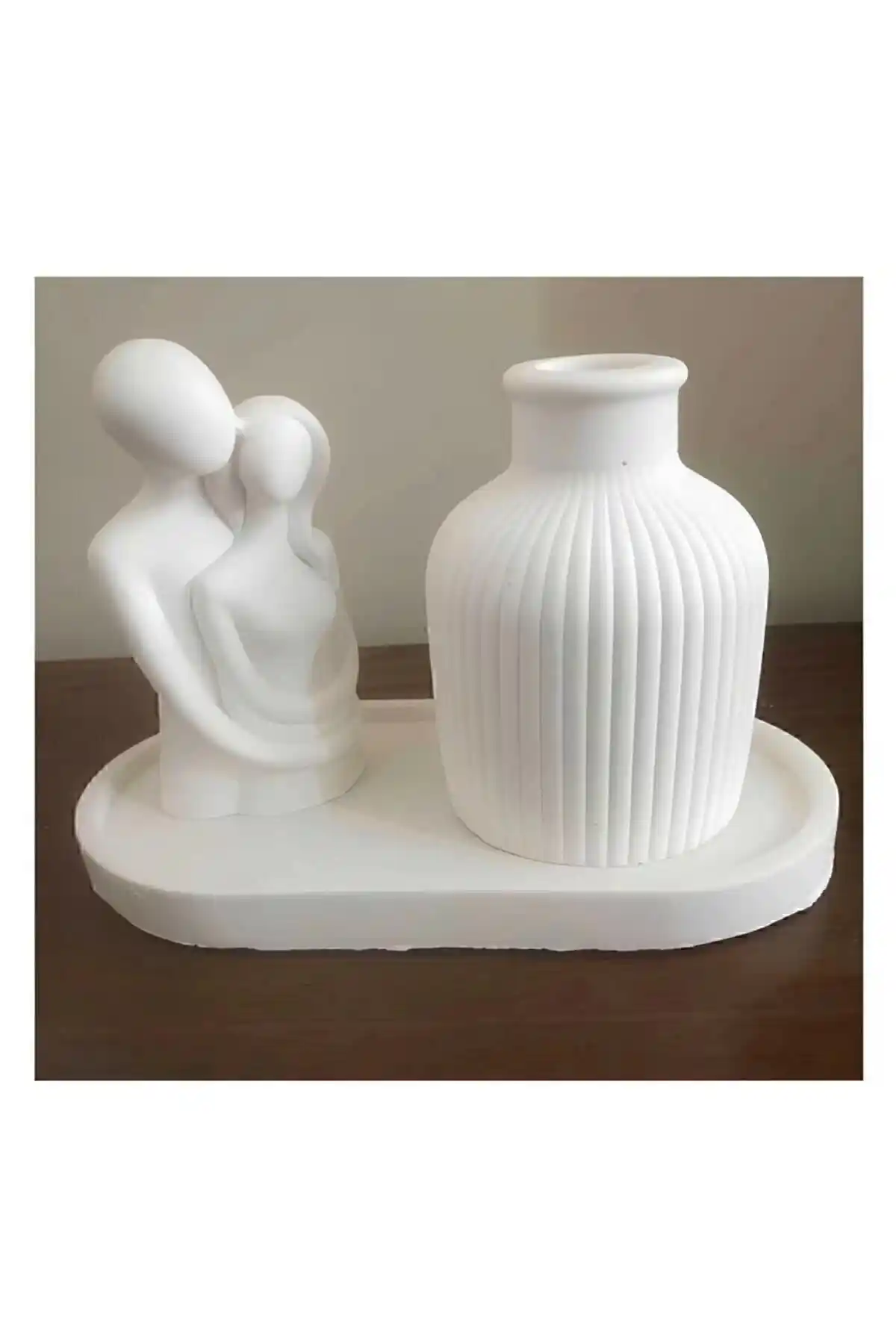 Modern ve Şık Dekoratif Minyatür Sevgili Biblo Seti Ev Dekorasyonuna Zarif Dokunuş