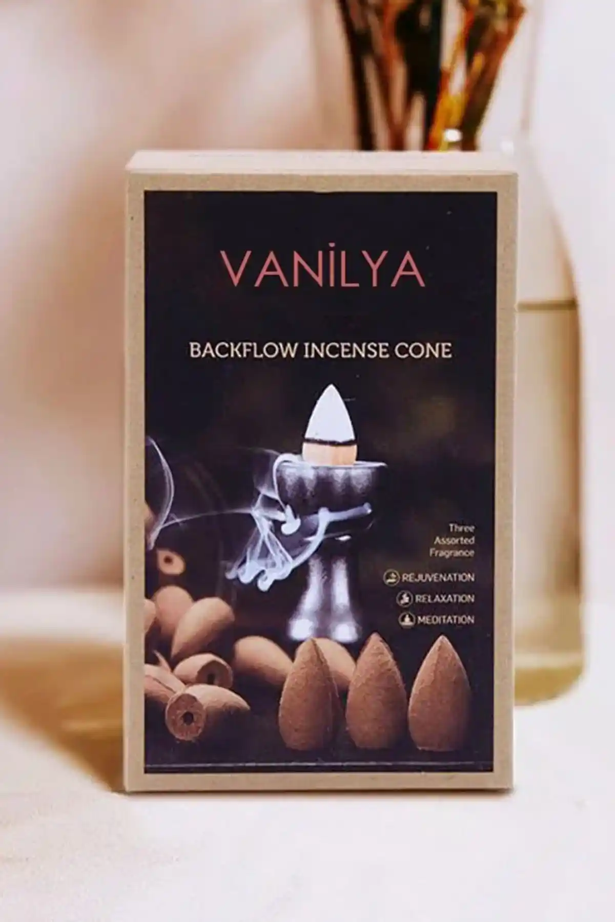 OrdoVeni Vanilya Kokulu Geri Akış Tütsü 10 Adet Evinize Sıcak Atmosfer Katın