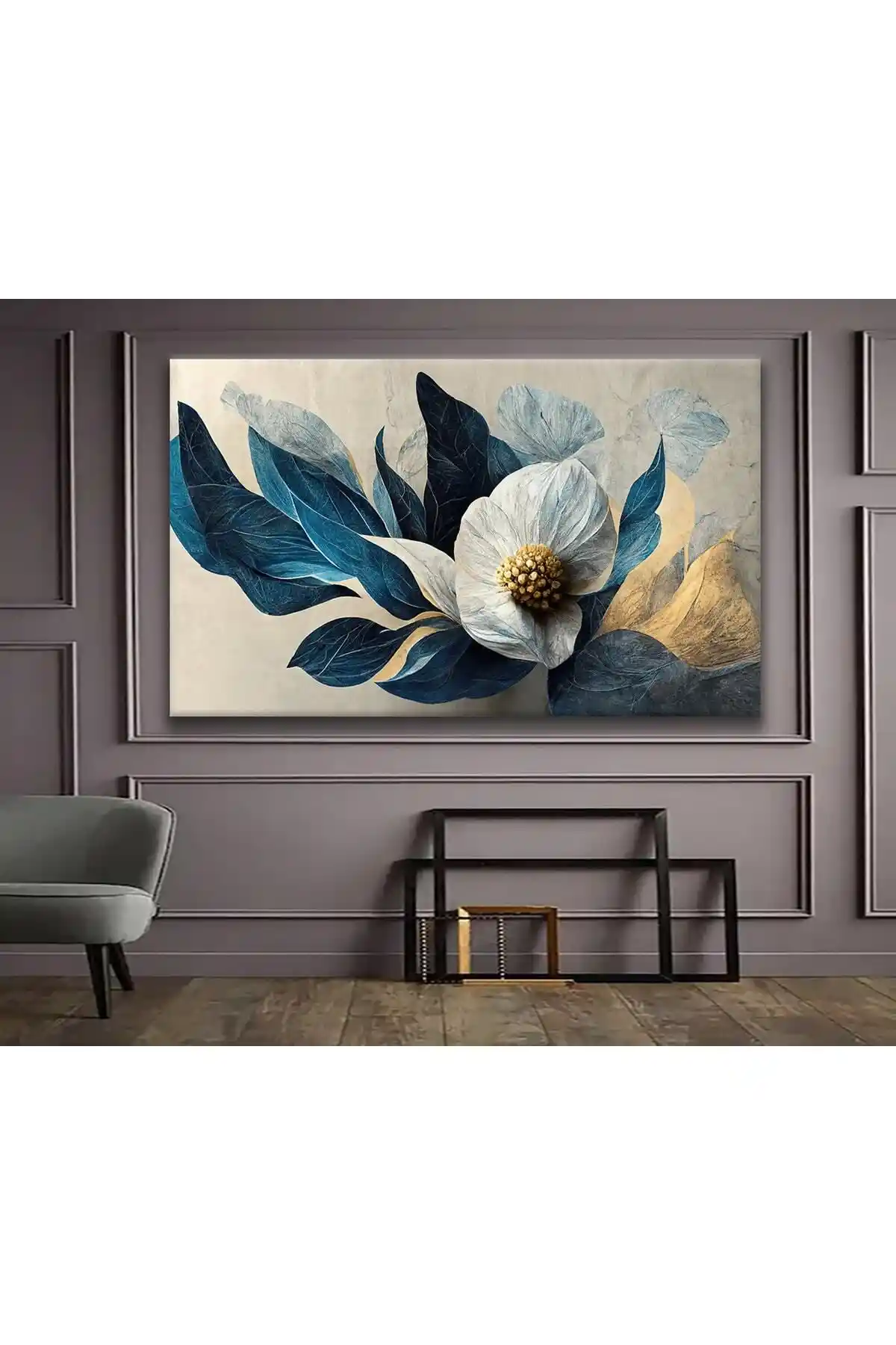 Sebenta Cennet Çiçeği Kanvas Tablo Modern ve Soyut Tasarım ile Şık Duvar Dekorasyonu