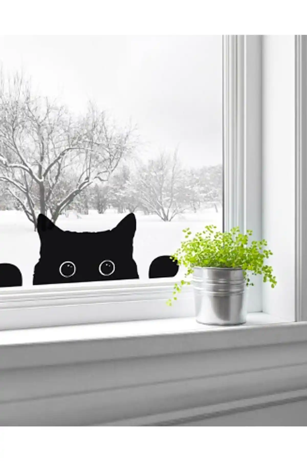 Sevimli Kedi Temalı Çok Amaçlı Duvar Stickerı ile Odalarınıza Renk Katın