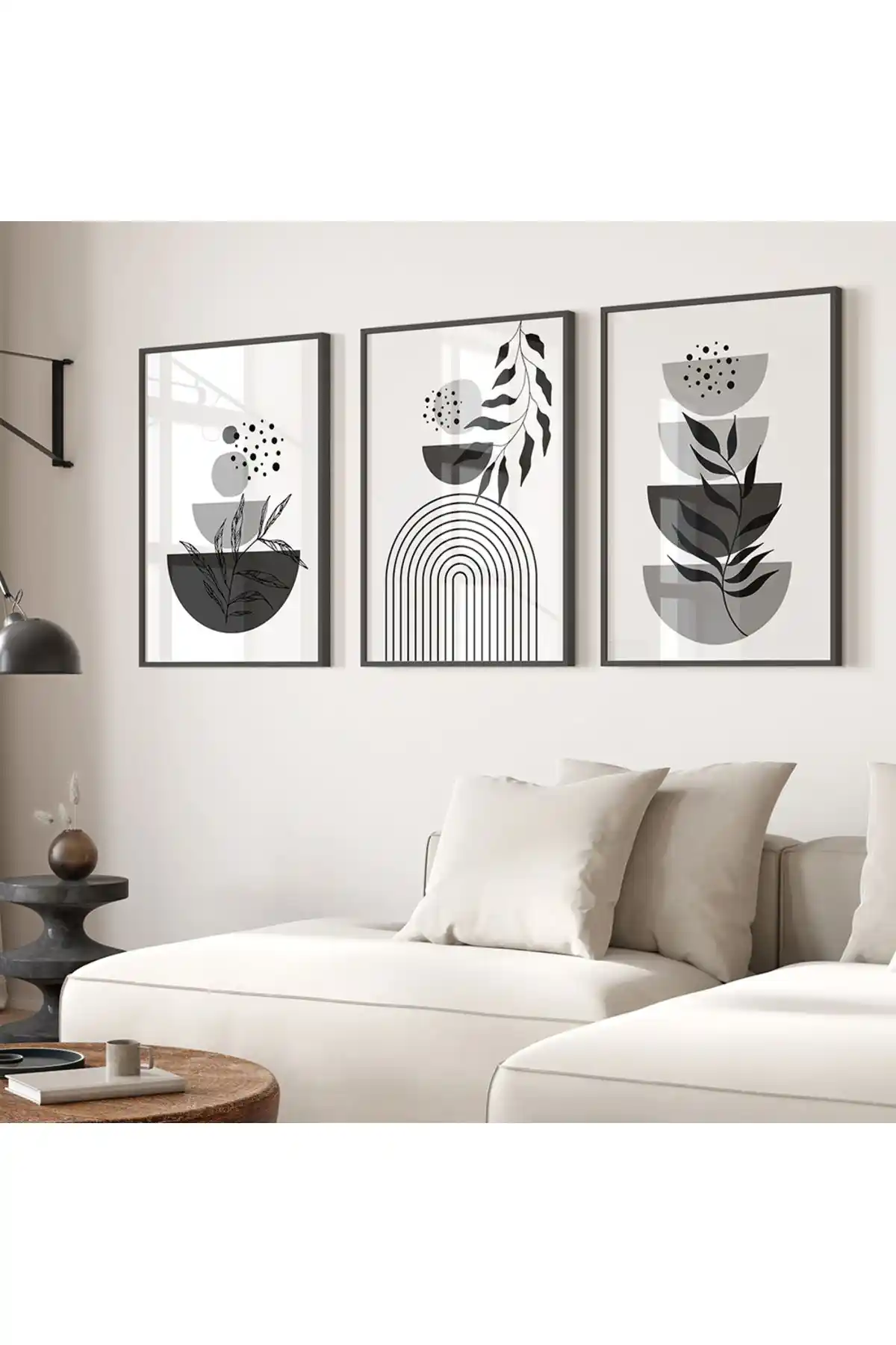 TekTablo Çerçeveli 3 Parça Modelleri Modern ve Şık Dekorasyon İçin Uygun