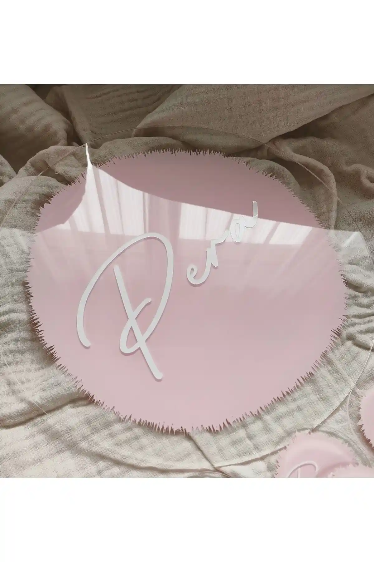 Tinytasarım Bebek Kapı Süsü Renkli ve Sevimli Tasarımıyla Çocuk Odalarına Neşe Katar