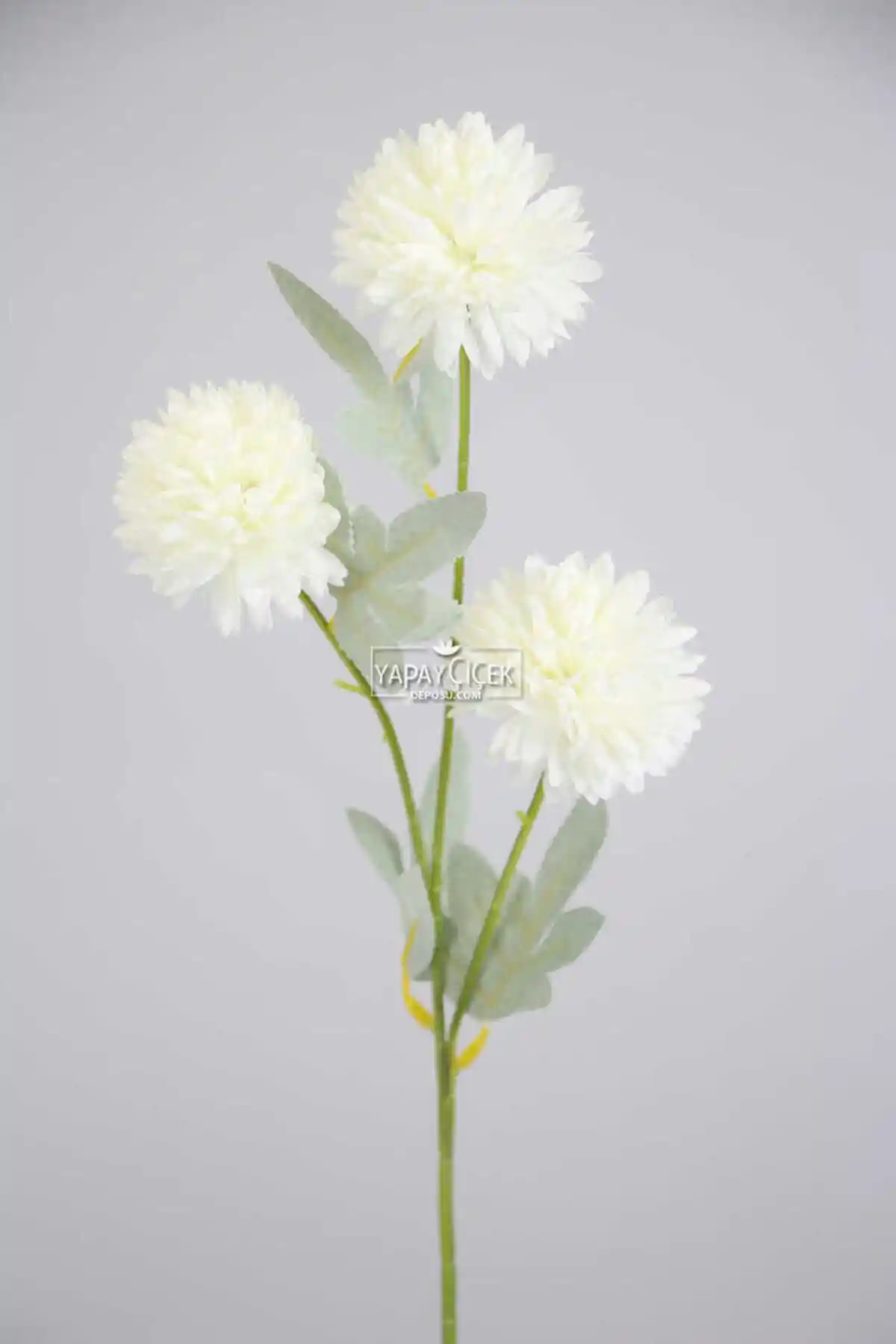 Yapay Çiçek Deposu 3'lü Top Karanfil Dalı Estetik ve Dayanıklı Dekorasyon Çözümü