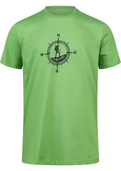 2AS Alex Baskılı Erkek Sıfır Yaka T-Shirt Doğal ve Şık Tasarımıyla Öne Çıkıyor